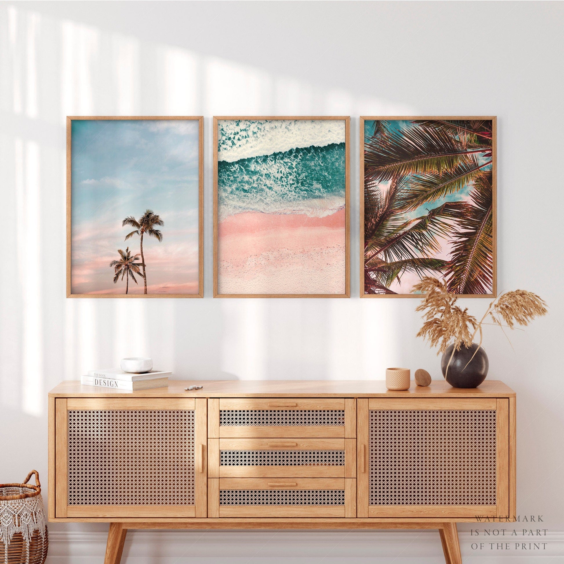 Beach Wall Art, Set of 3 Prints, Aerial Photos