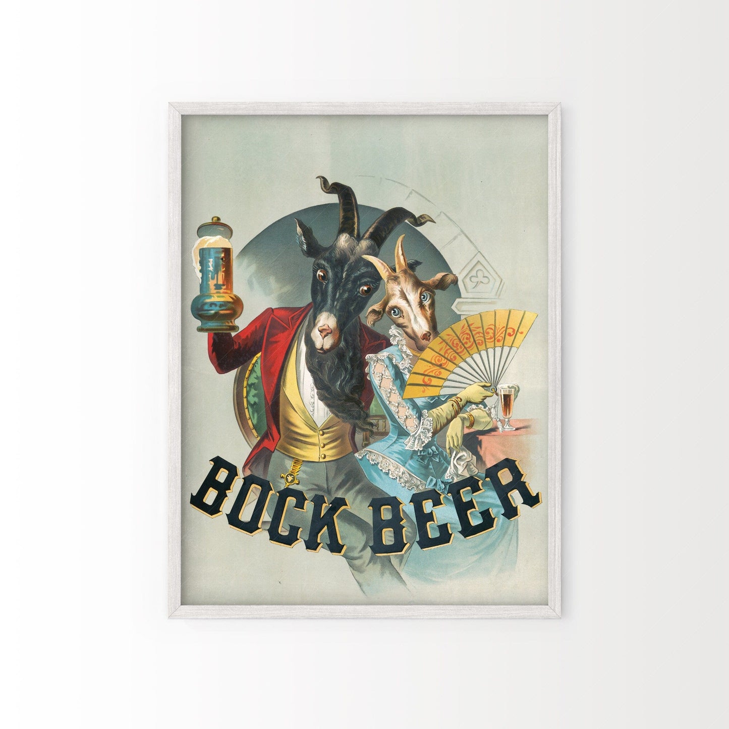 Book Beer Poster, Classic Advertising Print