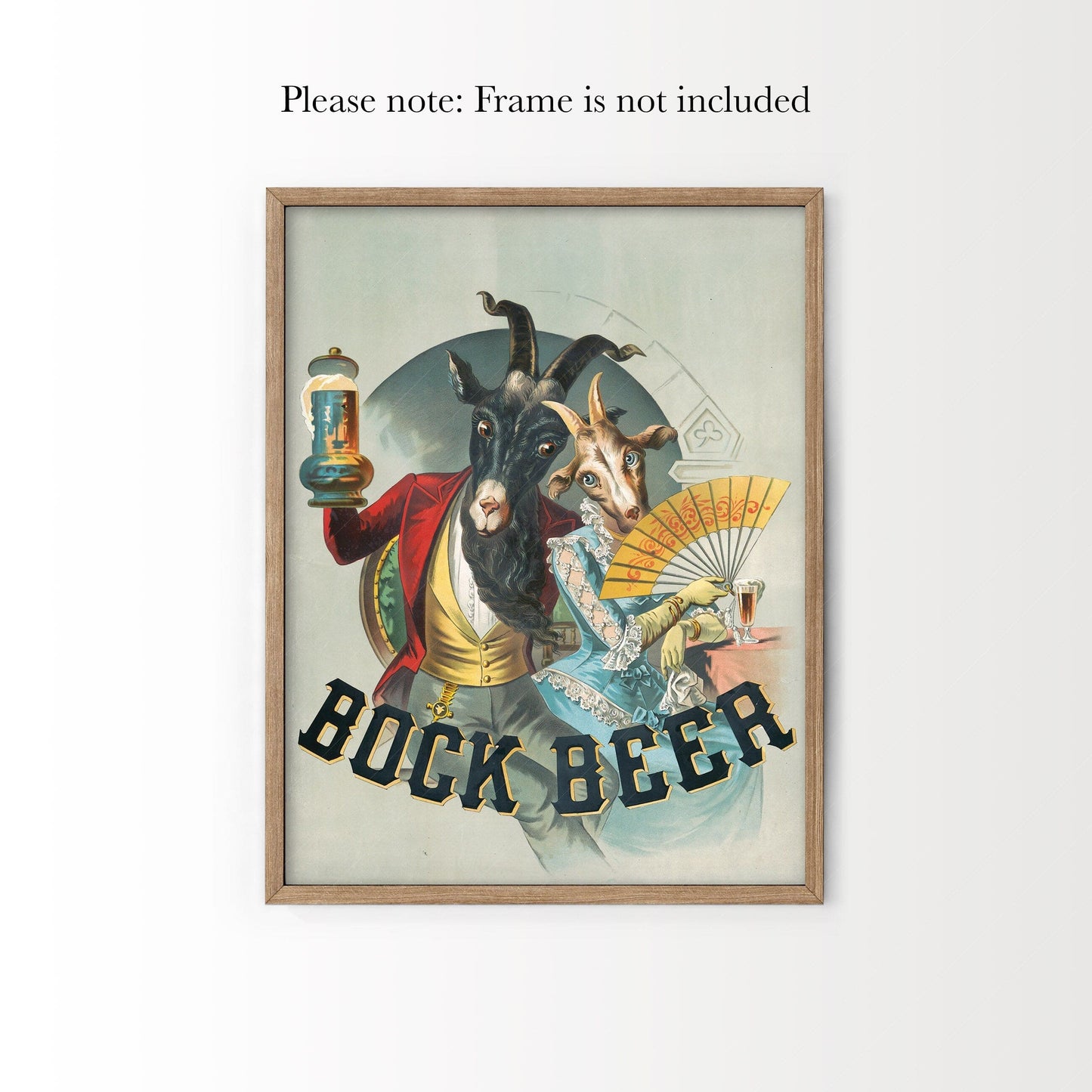 Book Beer Poster, Classic Advertising Print