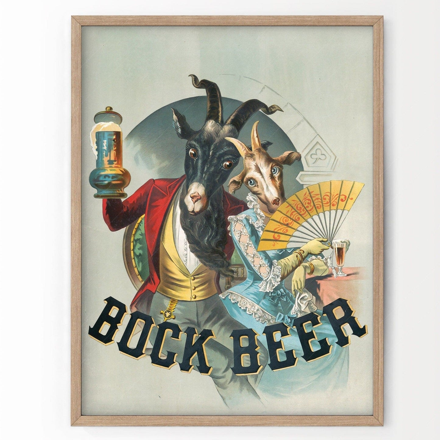 Book Beer Poster, Classic Advertising Print