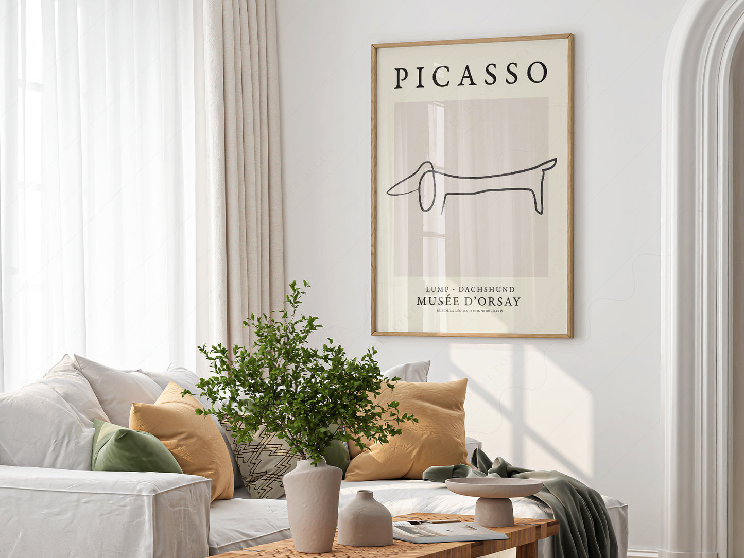 Pablo Picasso, Lump Dog, Dachshund, Fine Art Print