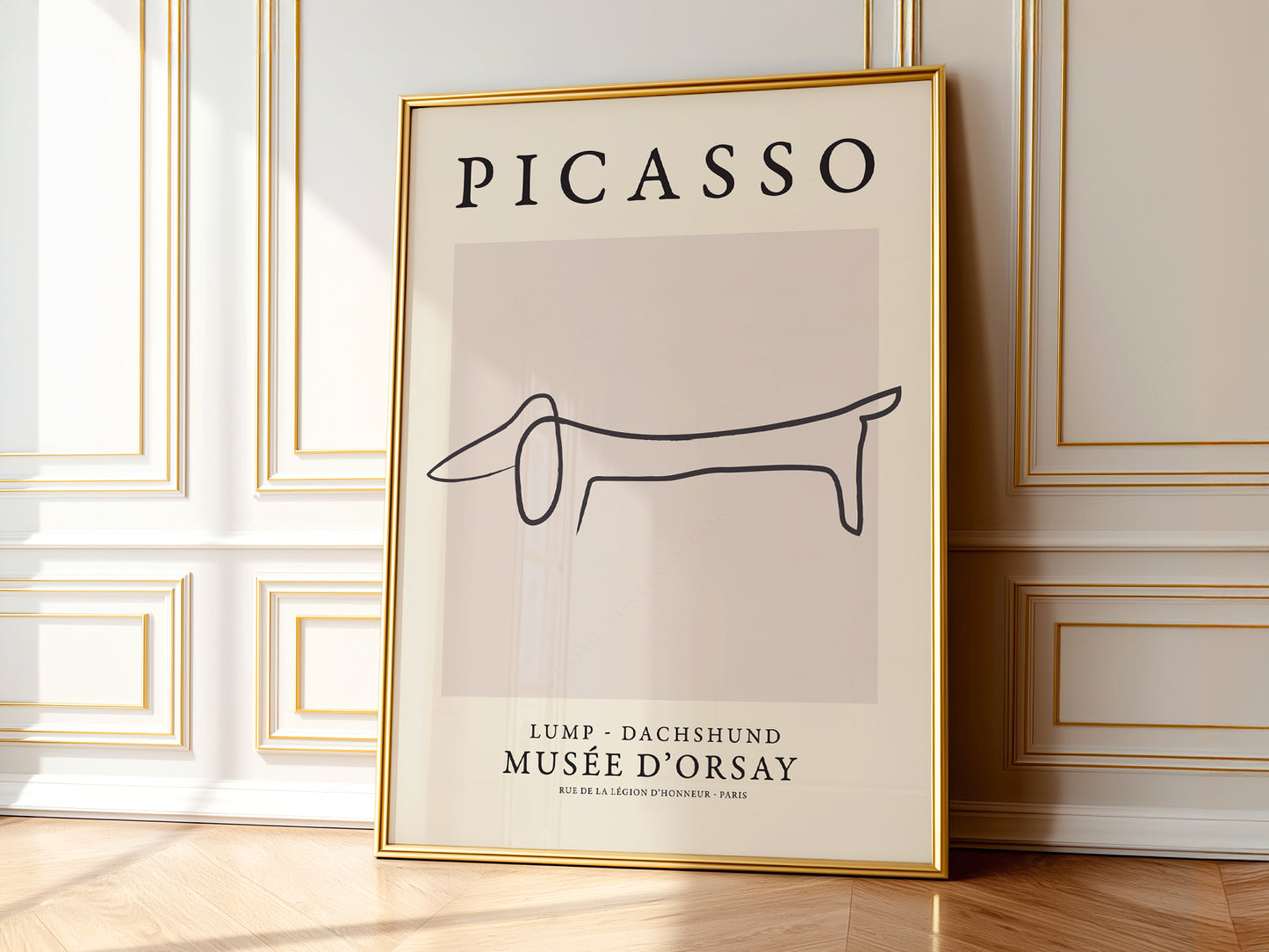 Pablo Picasso, Lump Dog, Dachshund, Fine Art Print