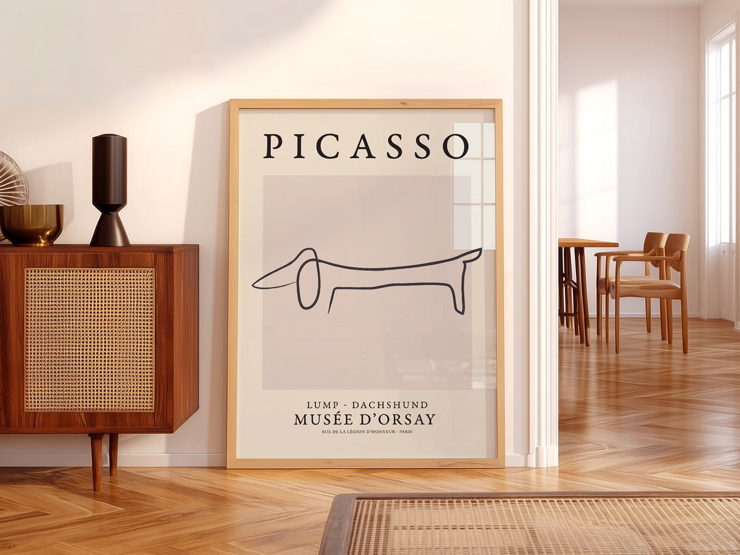 Pablo Picasso, Lump Dog, Dachshund, Fine Art Print