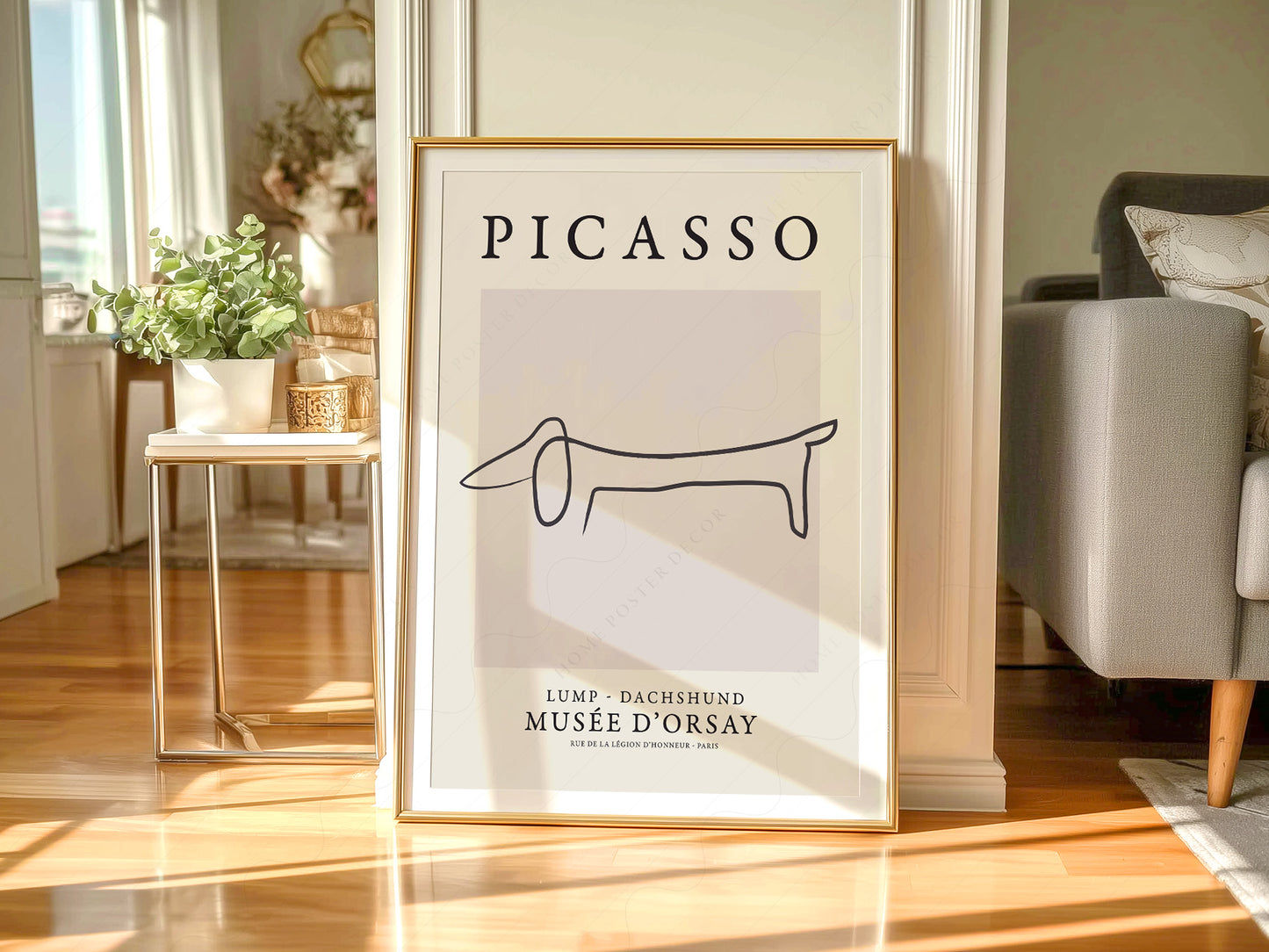 Pablo Picasso, Lump Dog, Dachshund, Fine Art Print