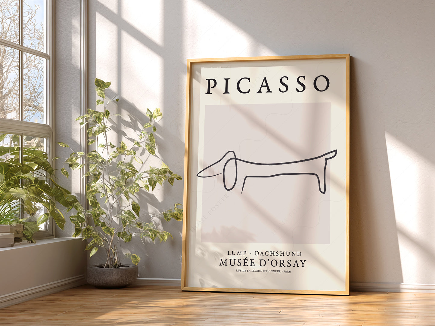 Pablo Picasso, Lump Dog, Dachshund, Fine Art Print