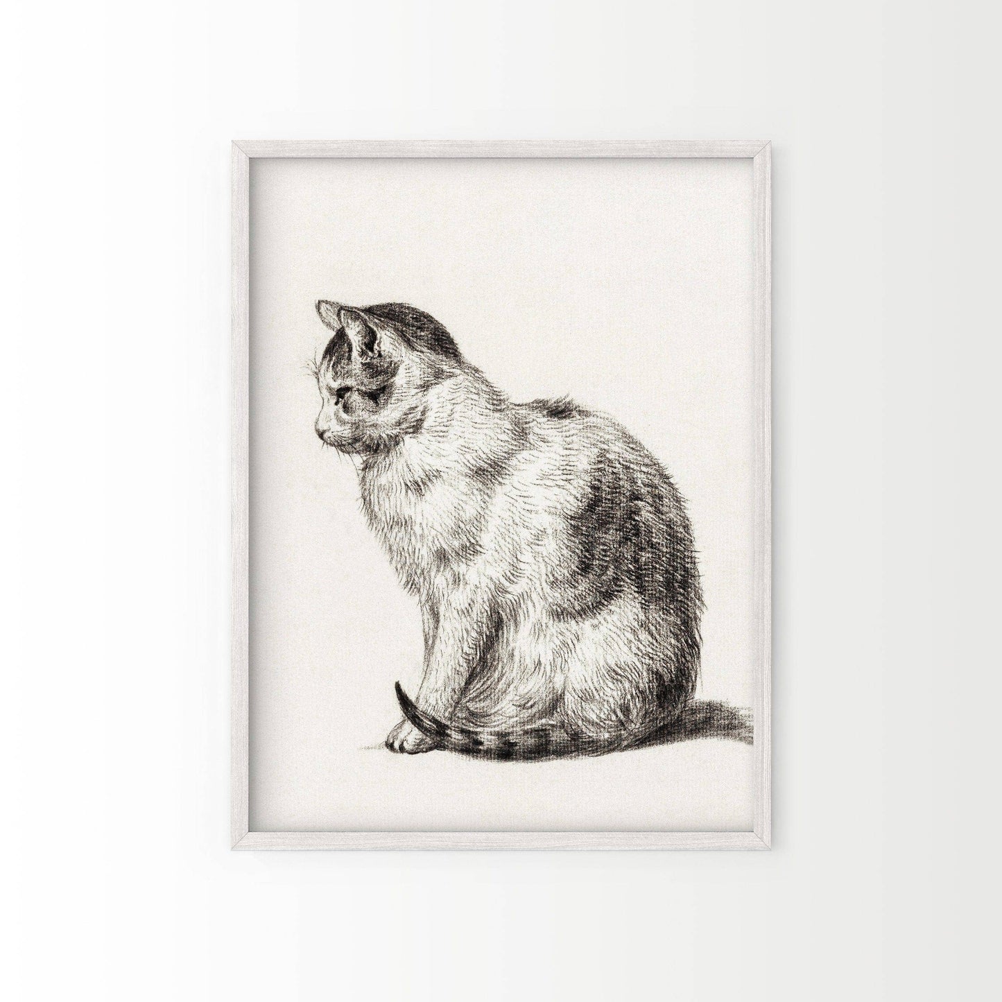 Cat Lover Gift, Cat Print, Cat Artwork, Pet Wall Art, Pet Cat Poster, Cat Vintage, Cat Portrait, Animal Wall Art, Vintage Cat