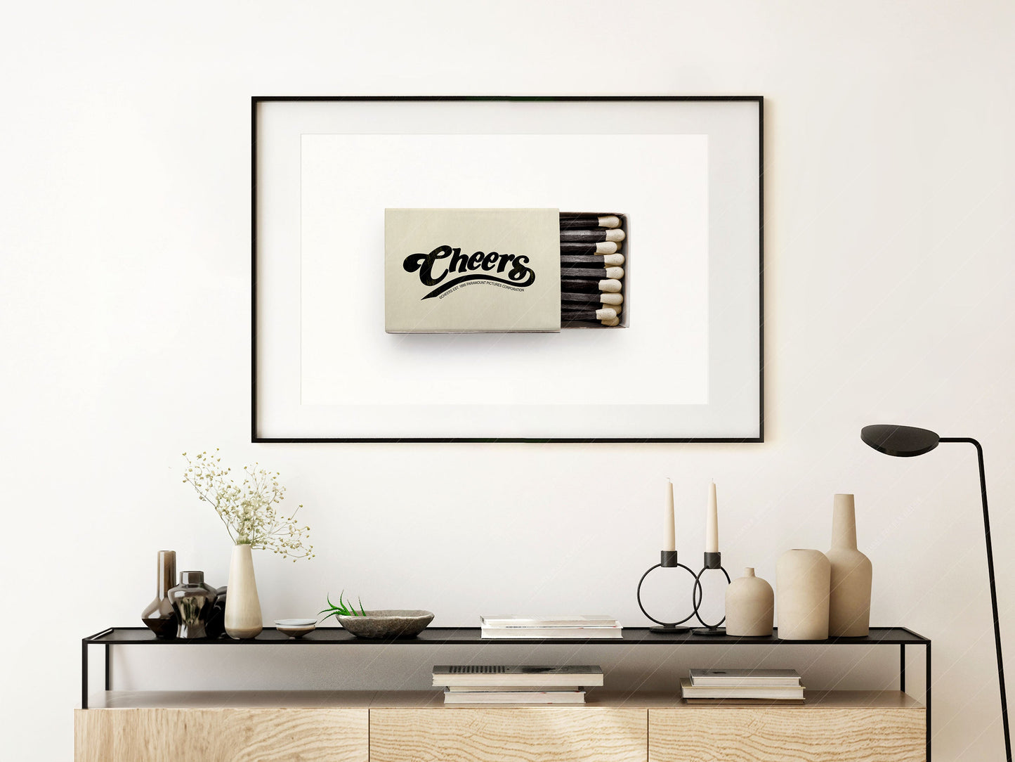 Cheers Print, Cool wall art, Matchbox photo