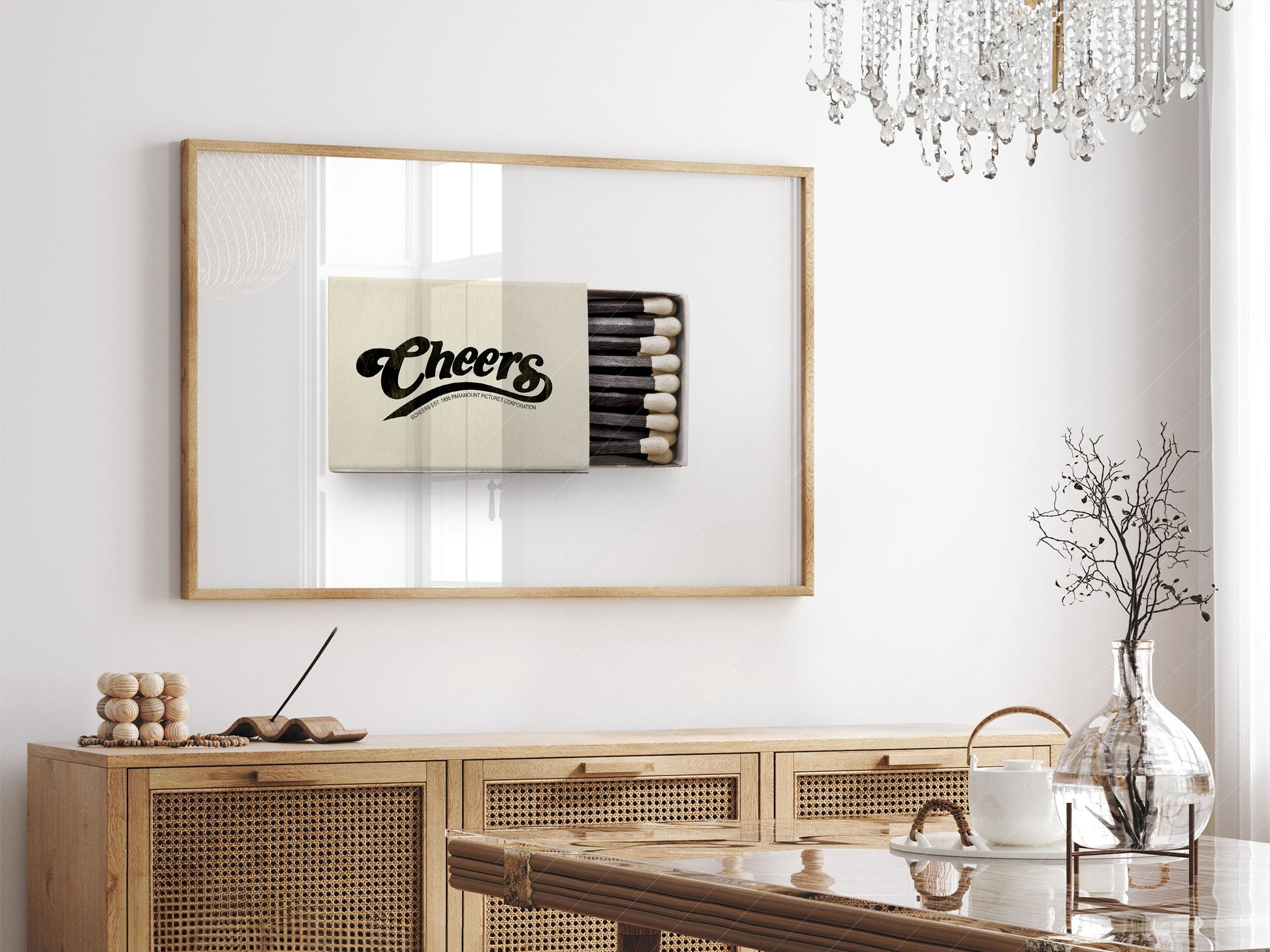 Cheers Print, Cool wall art, Matchbox photo