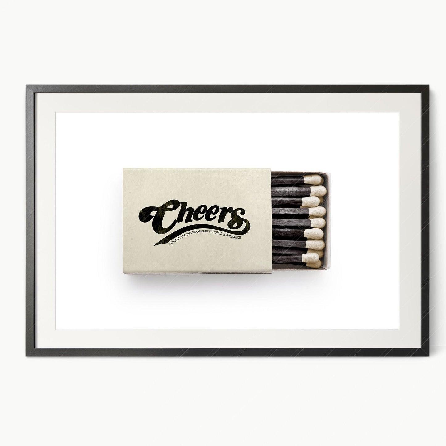 Cheers Print, Cool wall art, Matchbox photo