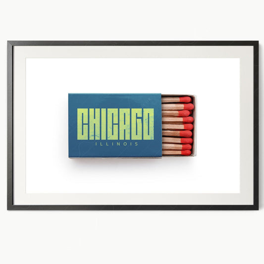 Chicago Print, Matchbox Photo, Fine Art print