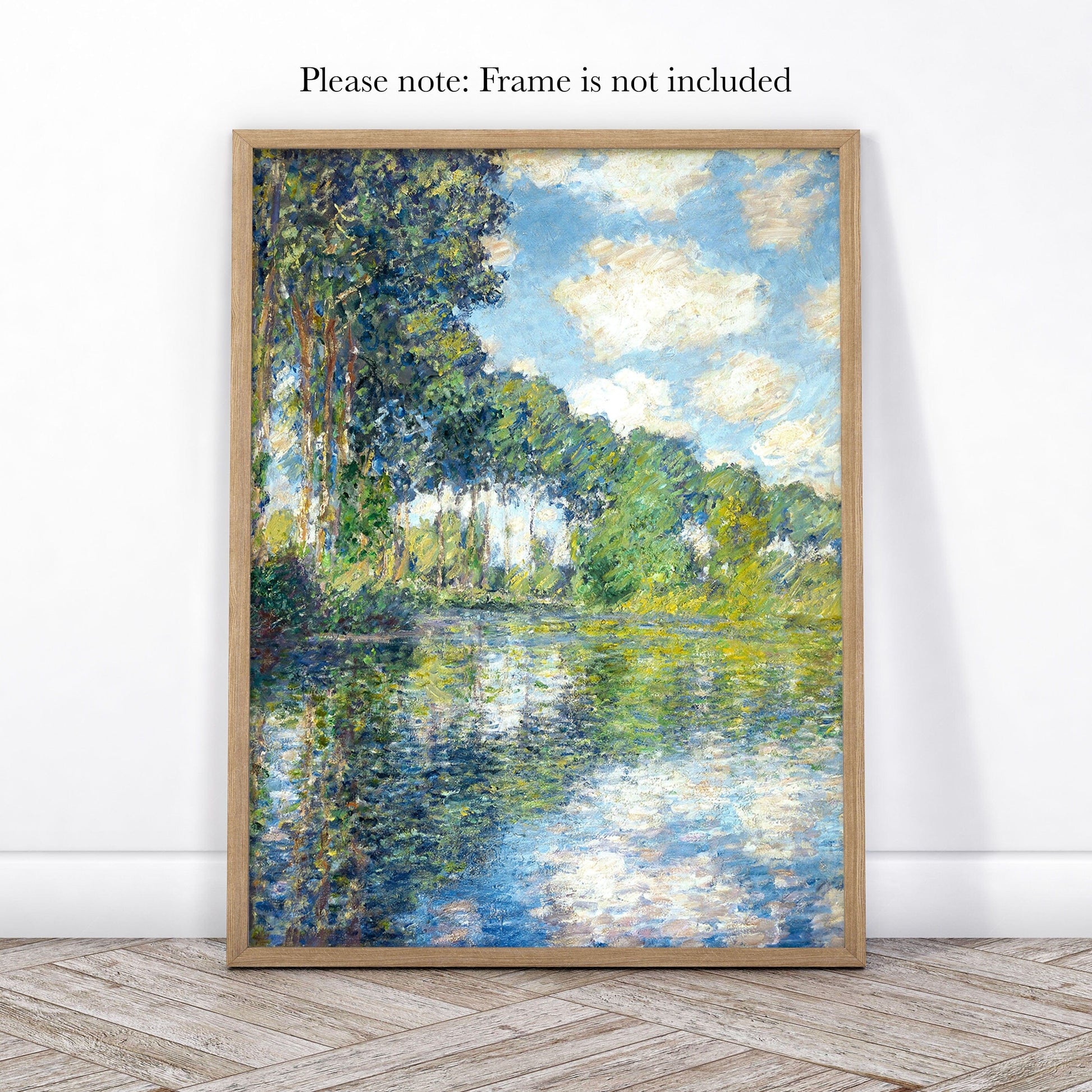 Claude Monet, Set of 3 Prints, Bridge Over a Pond, Water Lilies, Madame Monet, Poplars on the Epte