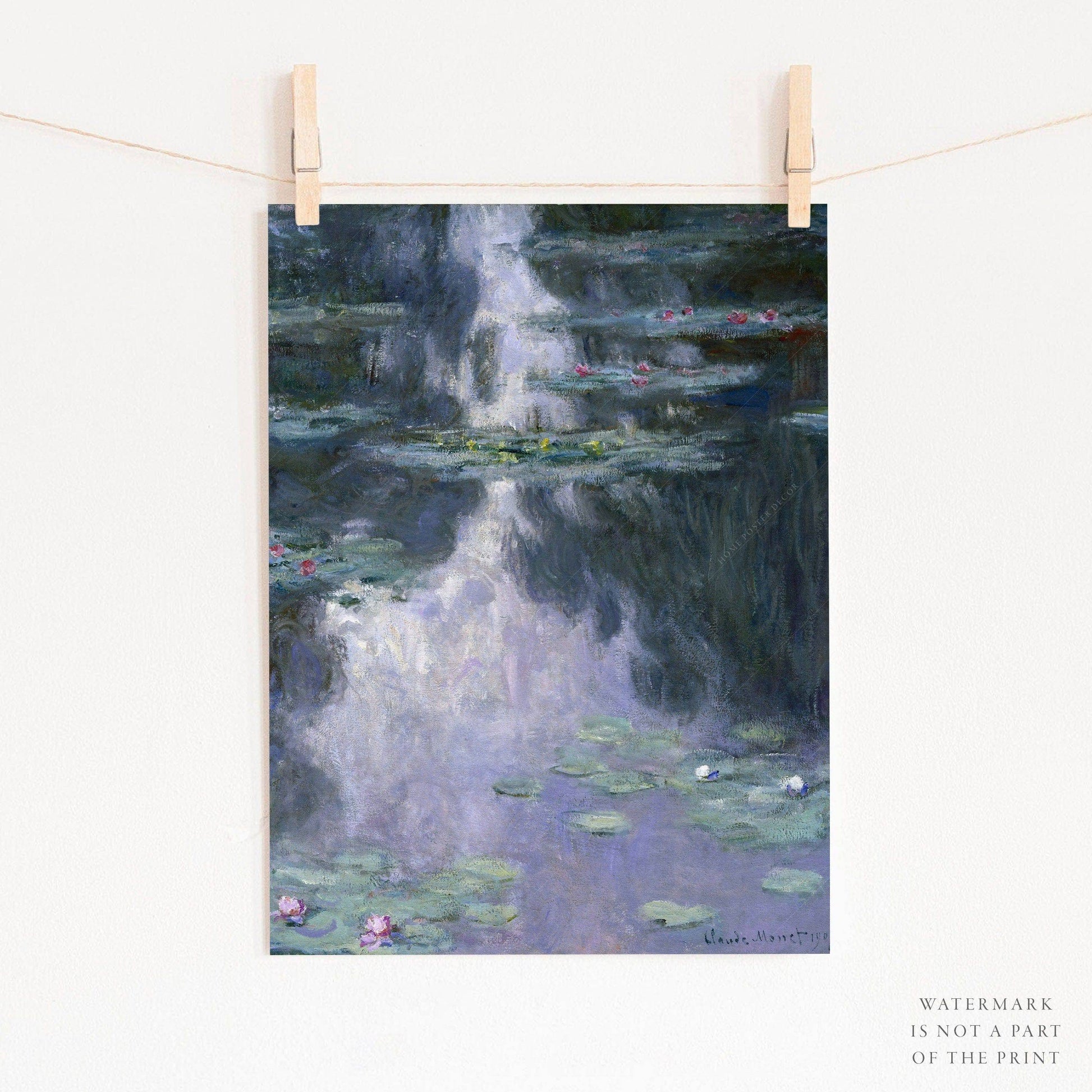 Claude Monet, Water Lilies Print, Nymphéas Poster