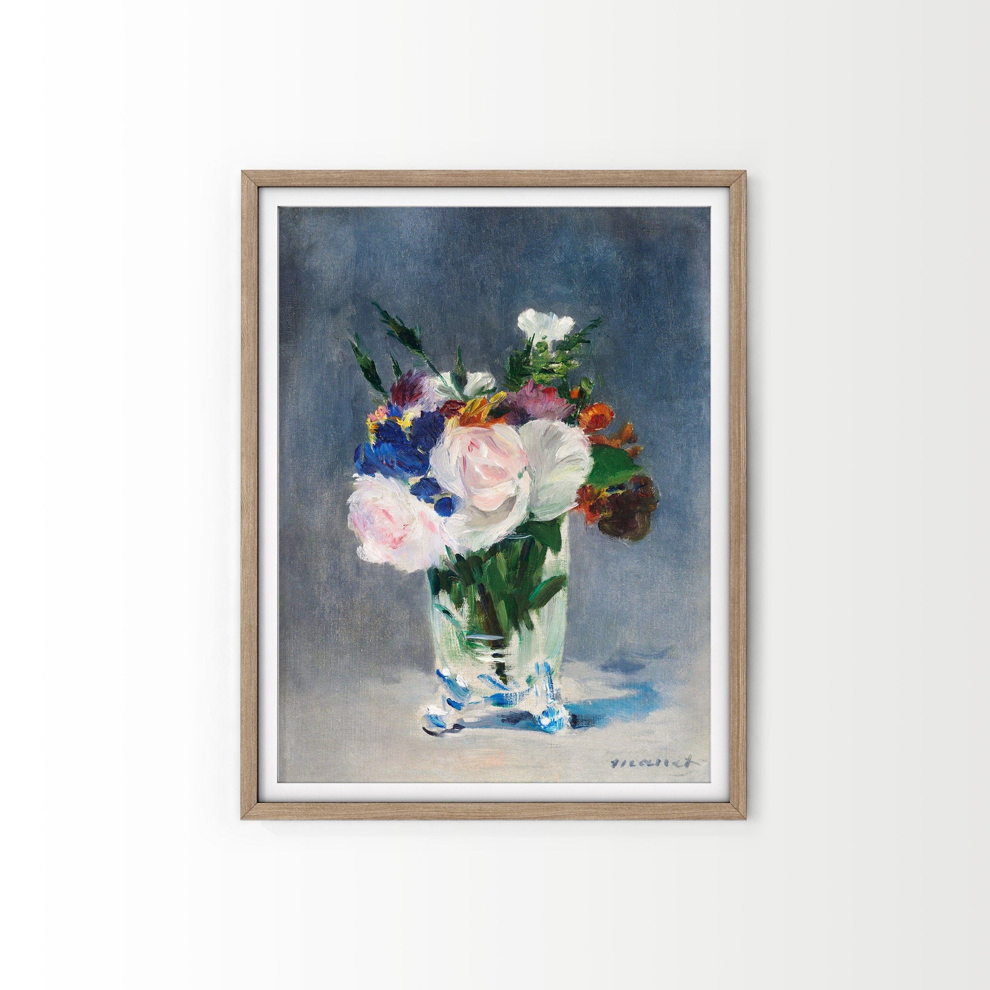 Edouard Manet, Flower in Cristal Vase, Fine Art Print