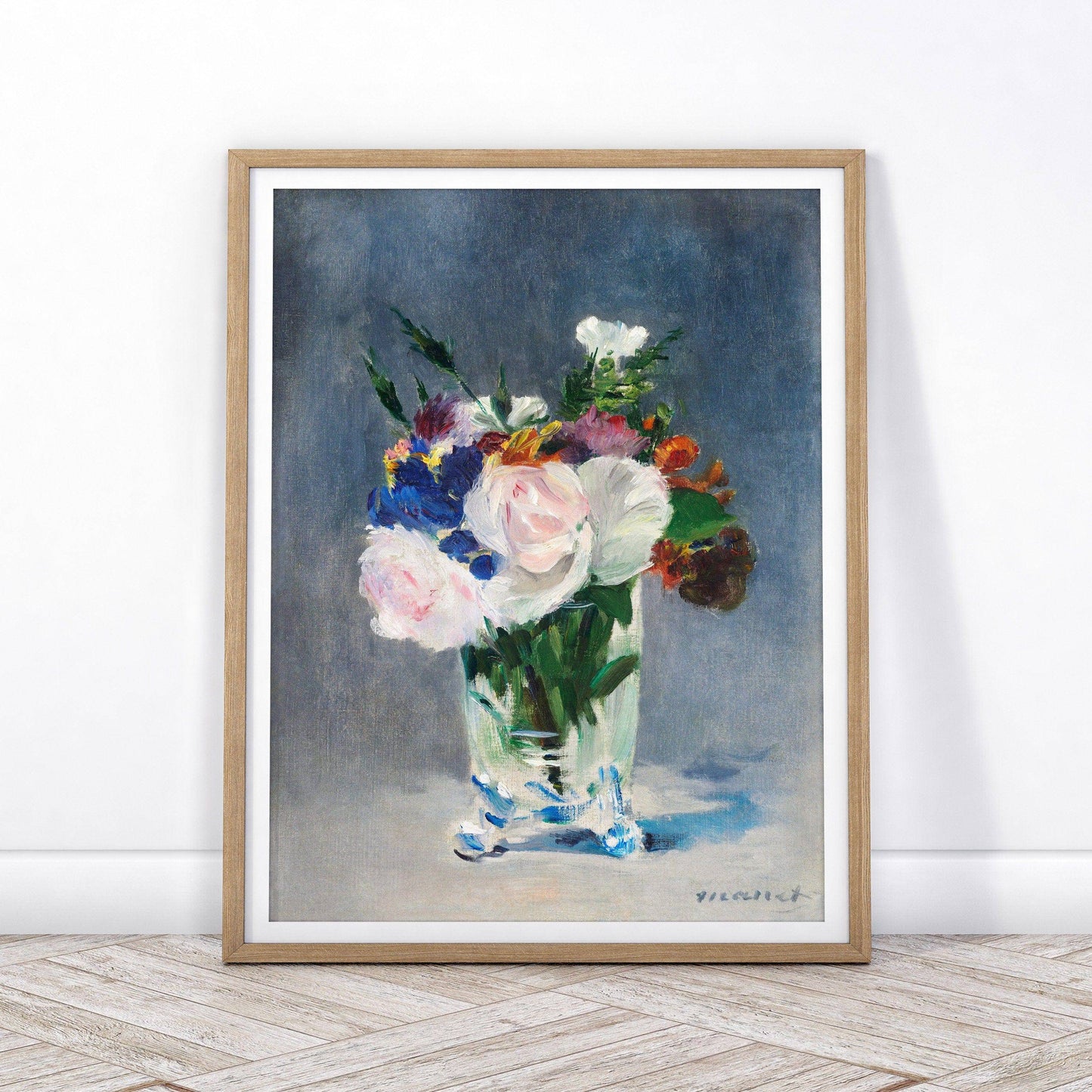 Edouard Manet, Flower in Cristal Vase, Fine Art Print