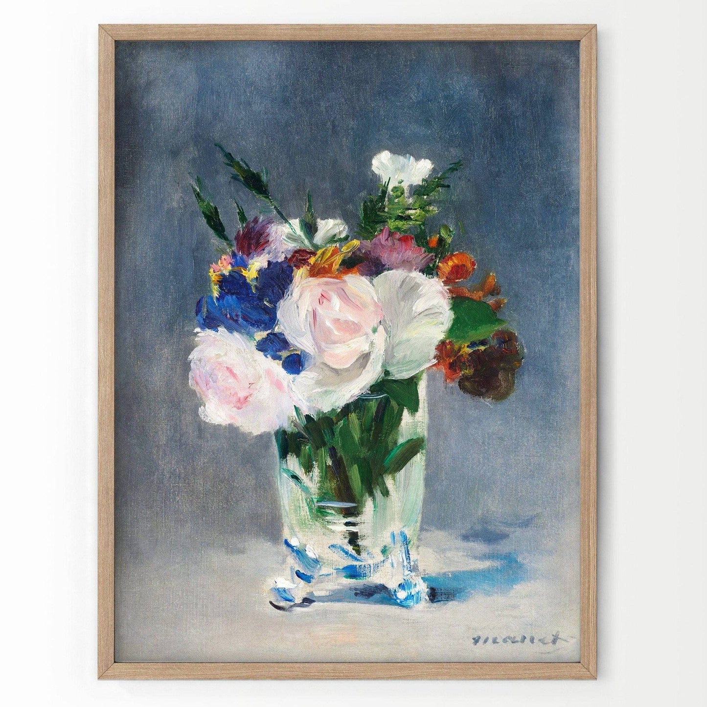 Edouard Manet, Flower in Cristal Vase, Fine Art Print