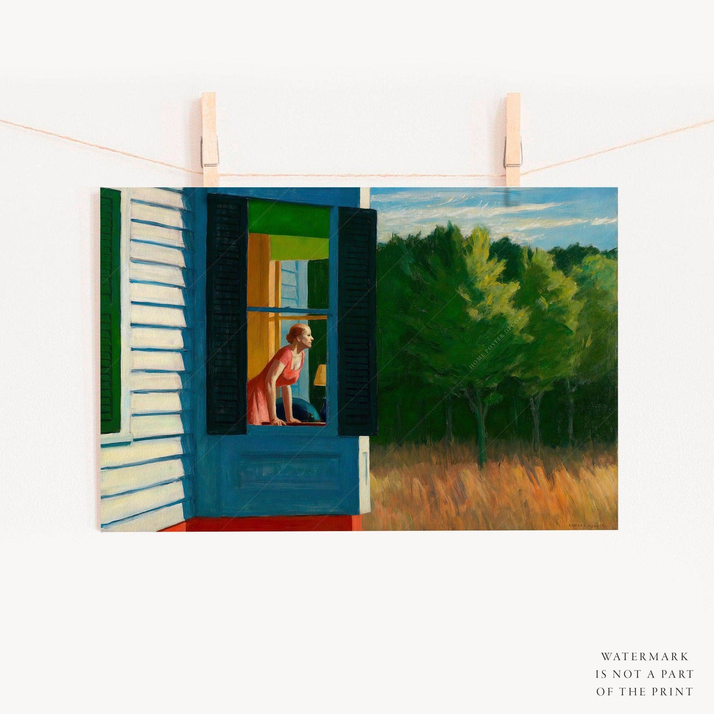 Edward Hopper, Cape Cod Morning Poster