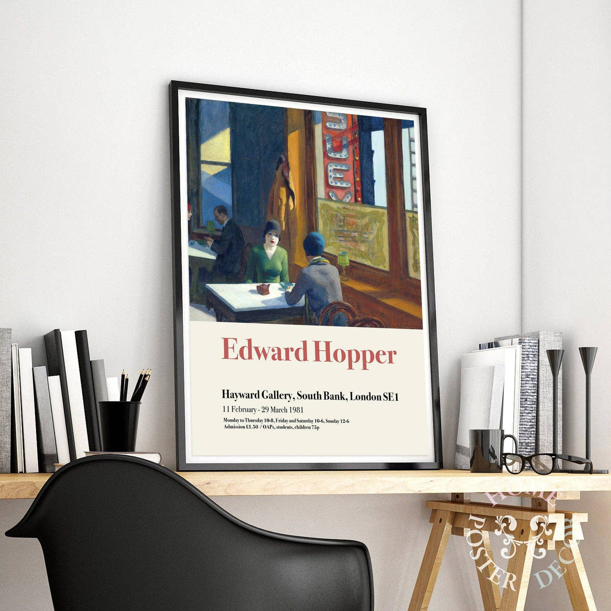 Edward Hopper, Chop Suey Painting, Exhibition Poster