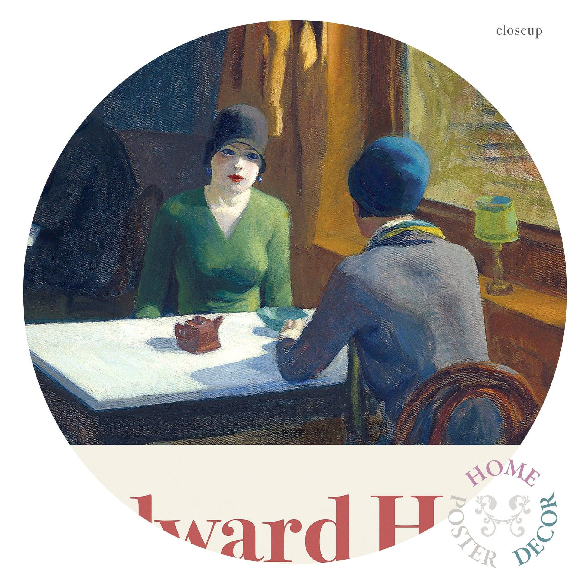 Edward Hopper, Chop Suey Painting, Exhibition Poster