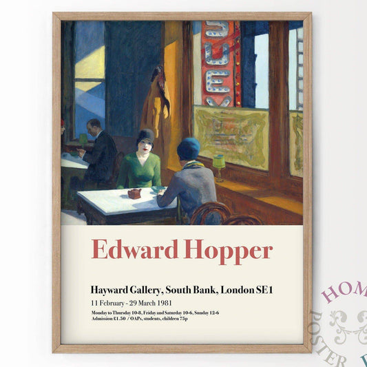 Edward Hopper, Chop Suey Painting, Exhibition Poster