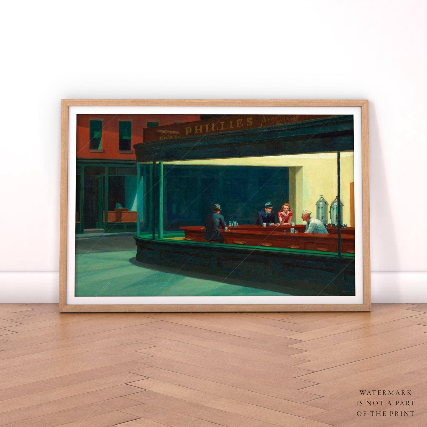 Edward Hopper, Nighthawks Art Poster