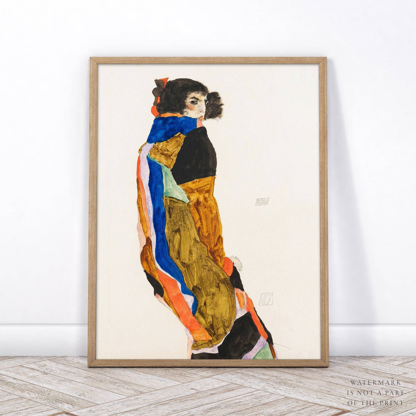 Egon Schiele, Moa, Fine Art Print