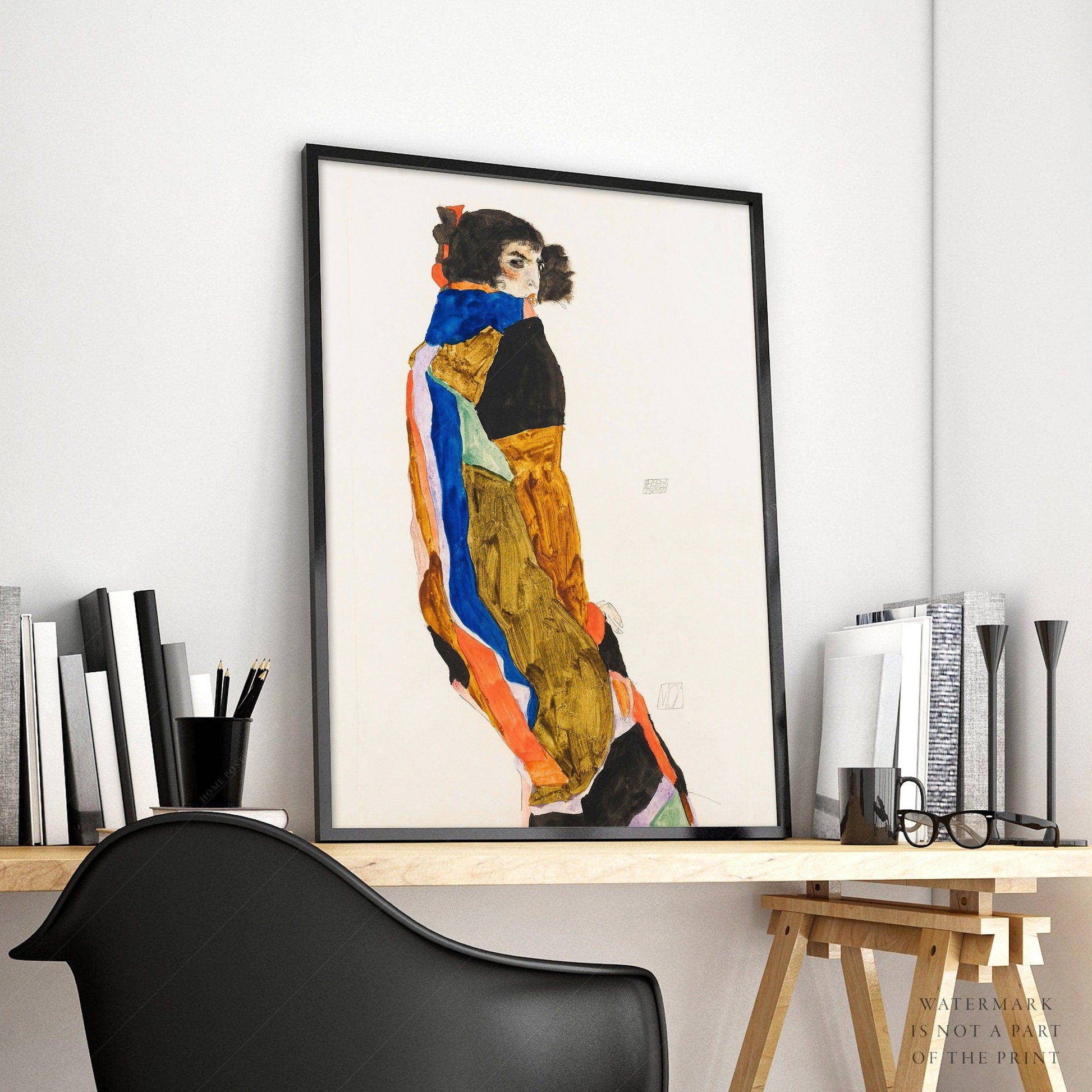 Egon Schiele, Moa, Fine Art Print