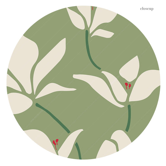 Tokyo Flower Market wall art print displayed in a bright modern living room