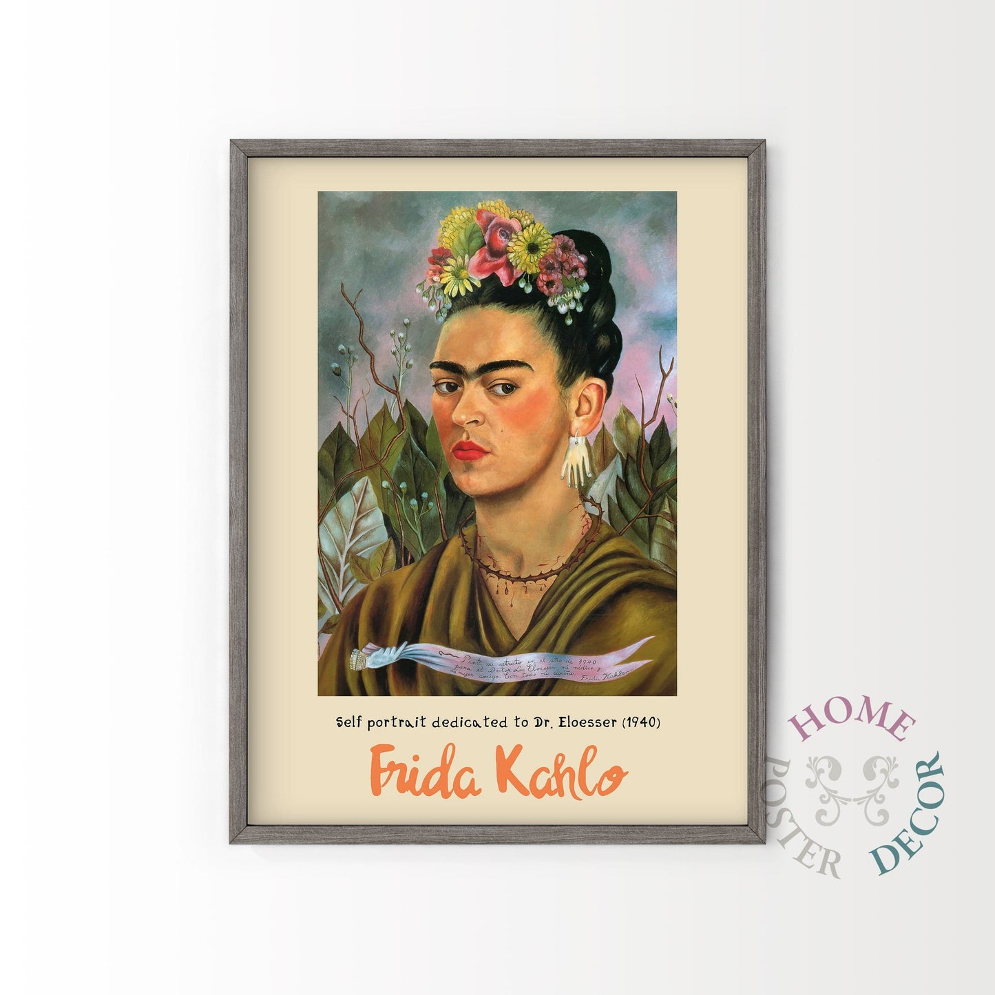 Frida Kahlo Poster, Self Portrait