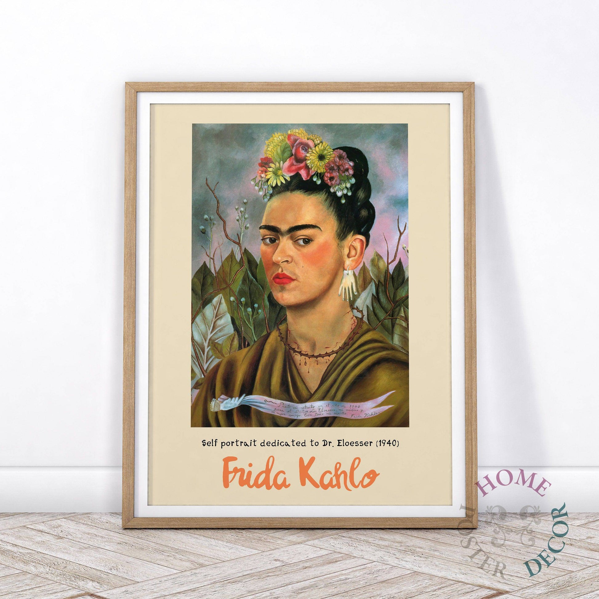 Frida Kahlo Poster, Self Portrait