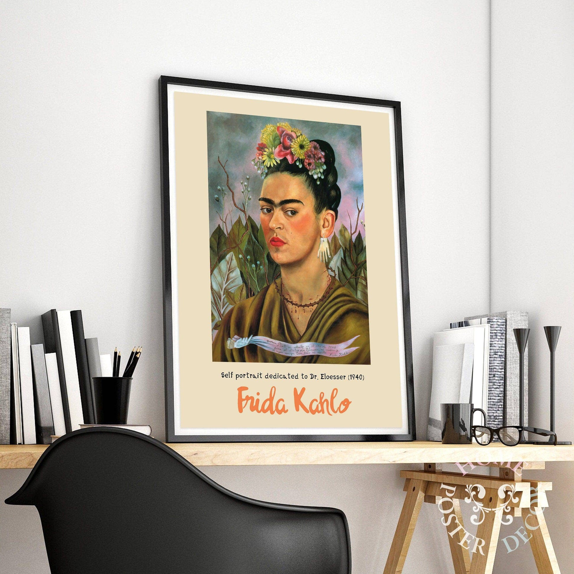 Frida Kahlo Poster, Self Portrait