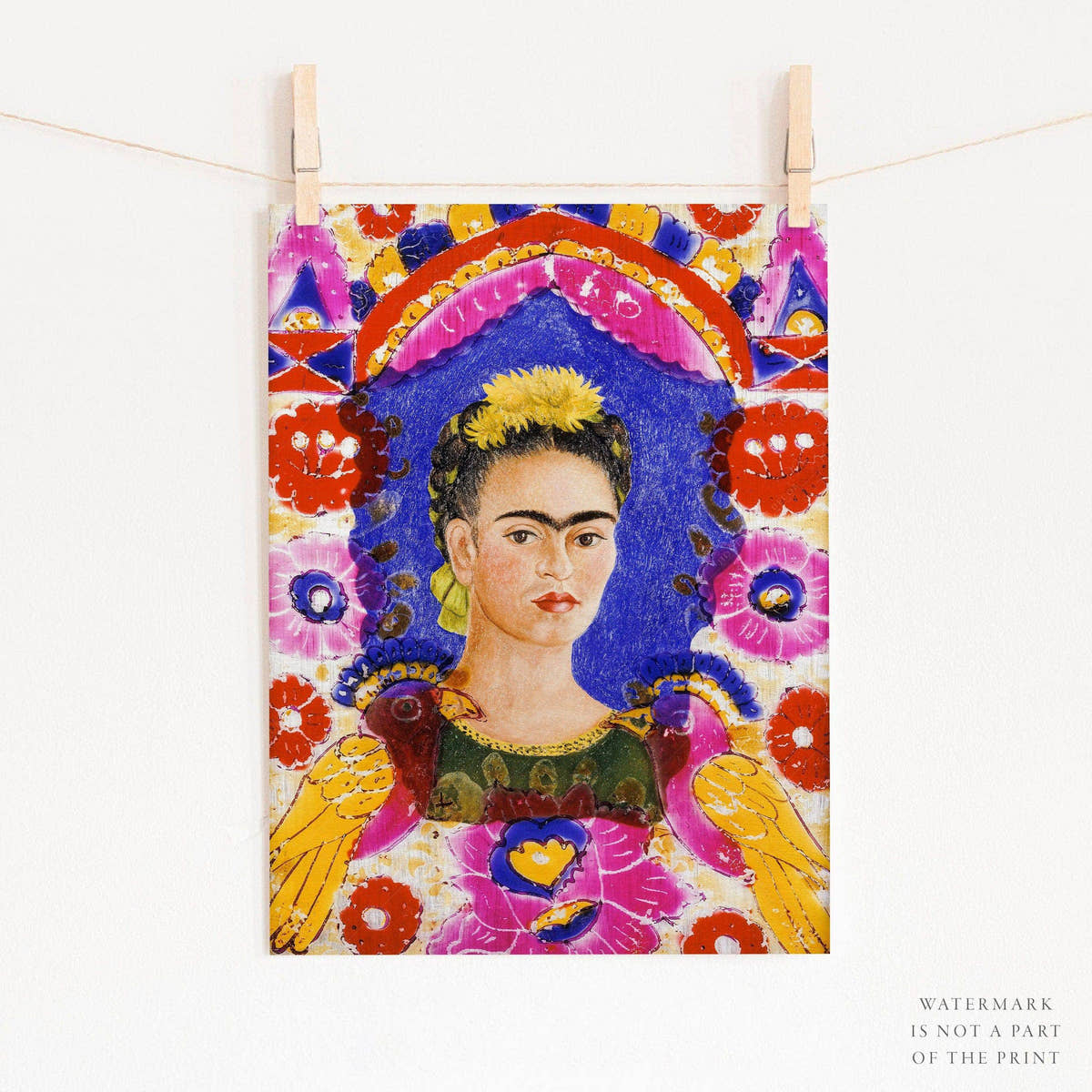 Frida Kahlo Poster, Self-Portrait