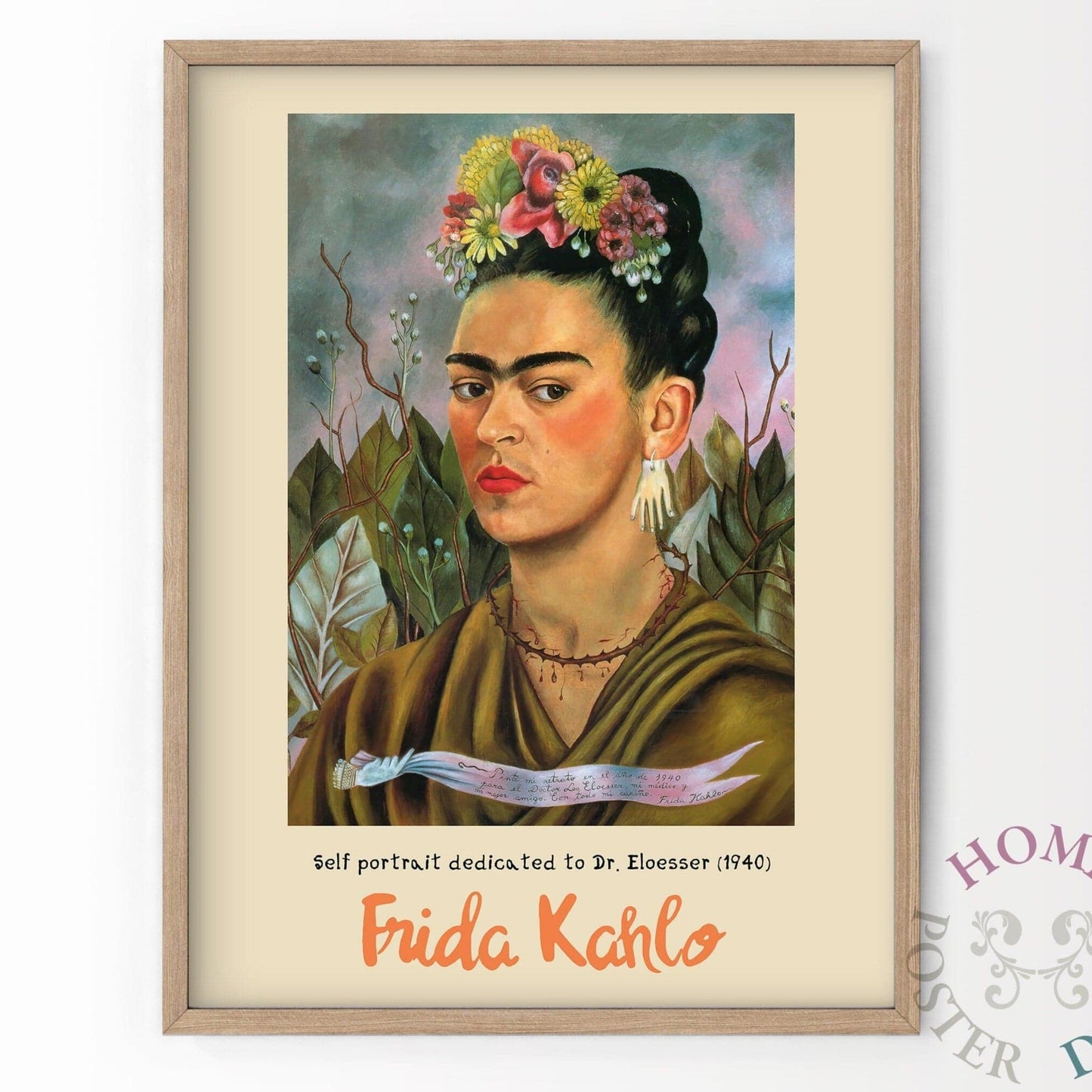 Frida Kahlo Poster, Self Portrait