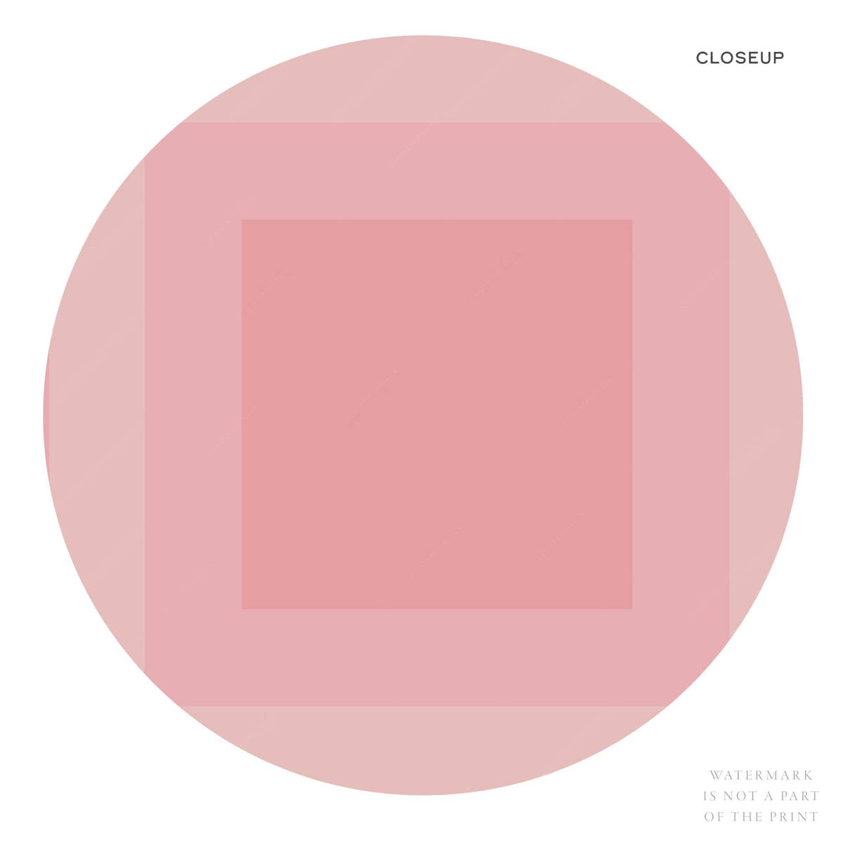 Geometric wall art, Shades of pink, Modern poster