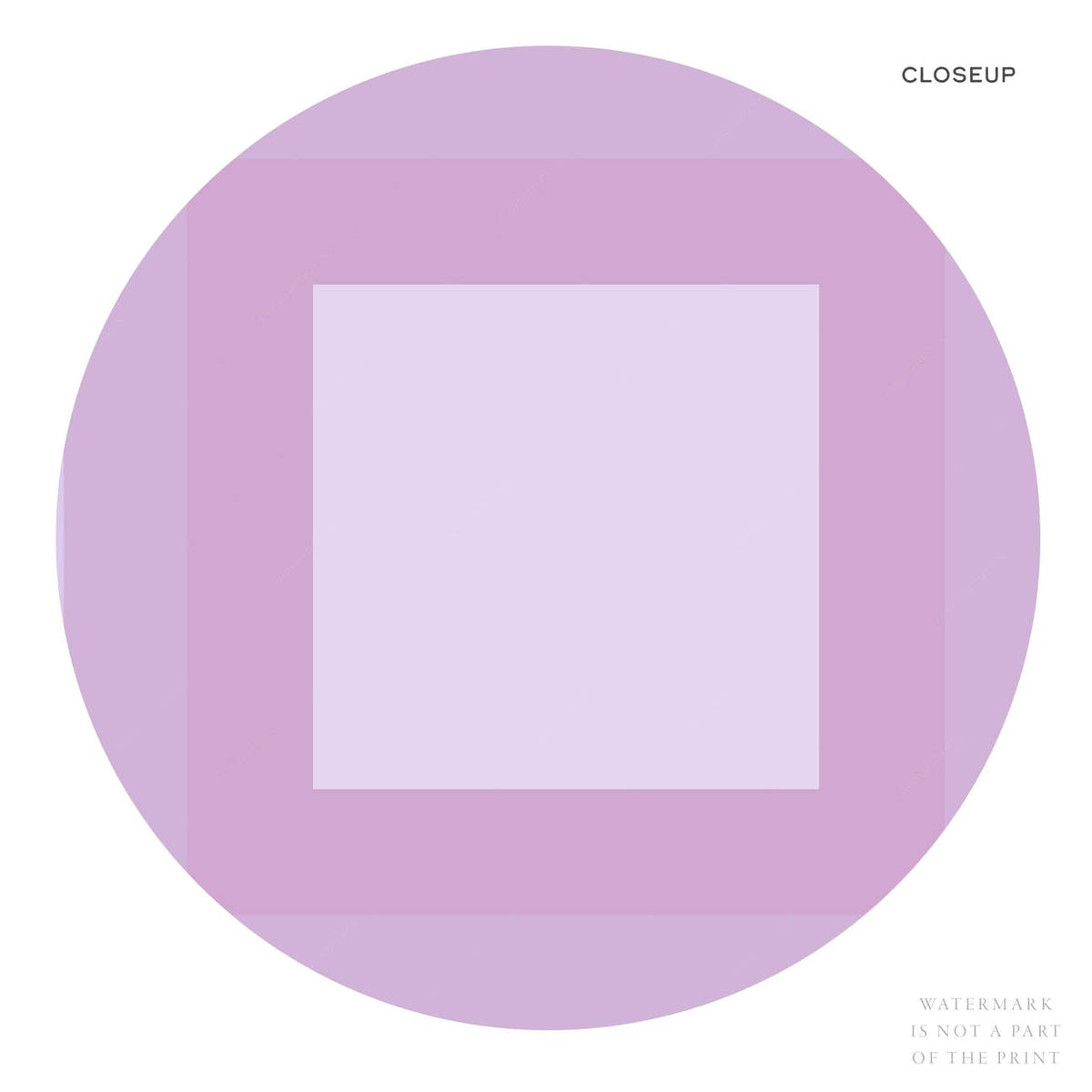 Geometric wall art, Shades of purple, Modern poster