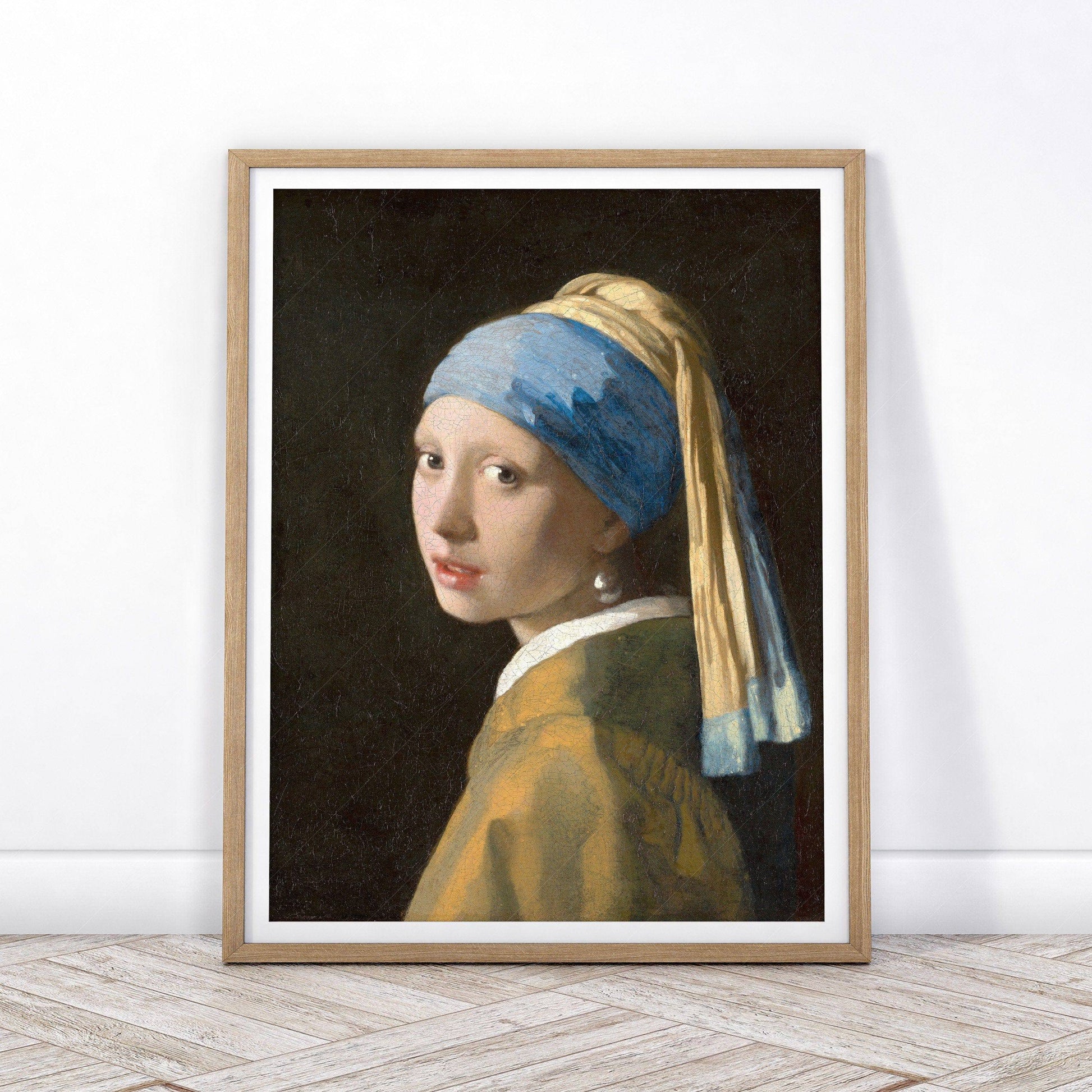 Girl With A Pearl Earring by Johannes Vermeer, Fine Art Print