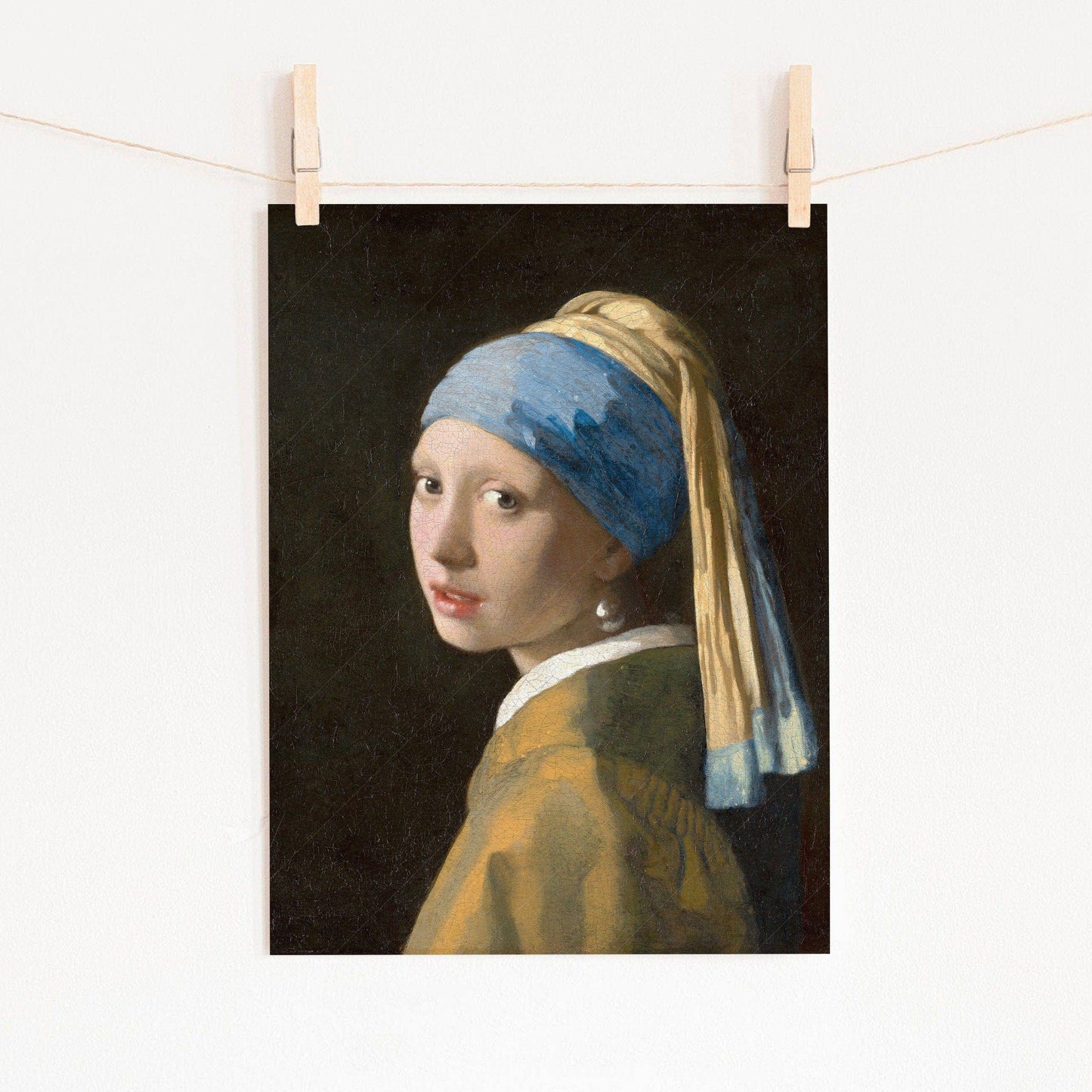 Girl With A Pearl Earring by Johannes Vermeer, Fine Art Print