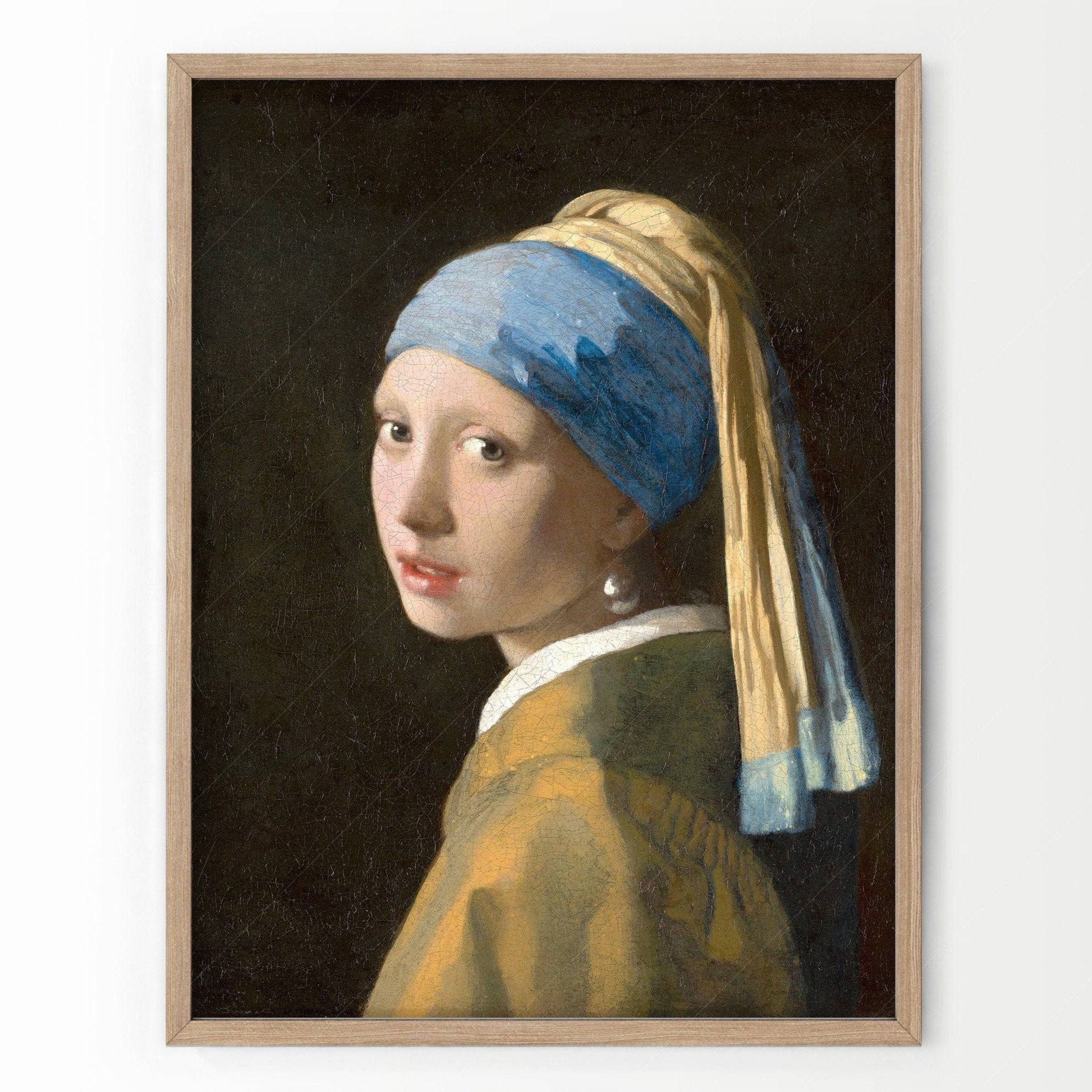 Girl With A Pearl Earring by Johannes Vermeer, Fine Art Print