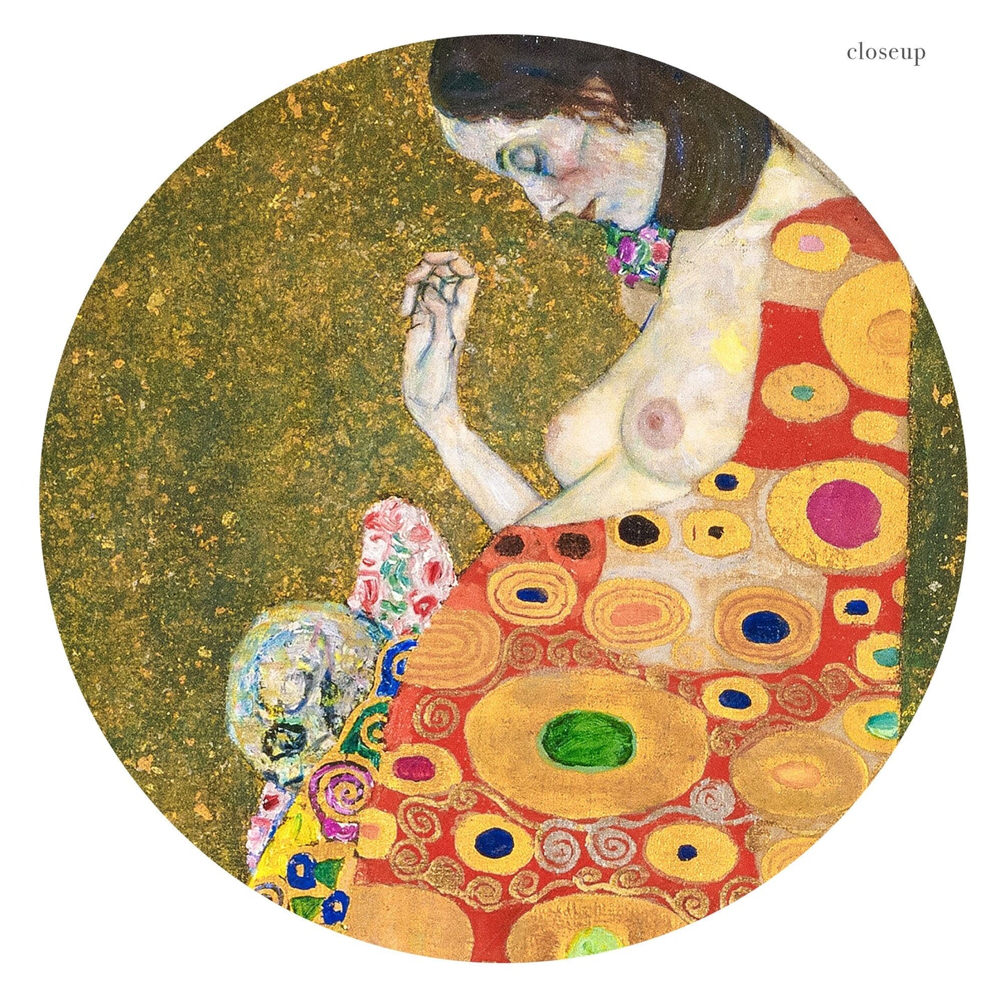 Gustav Klimt, Hope II Painting, Fine Art Print