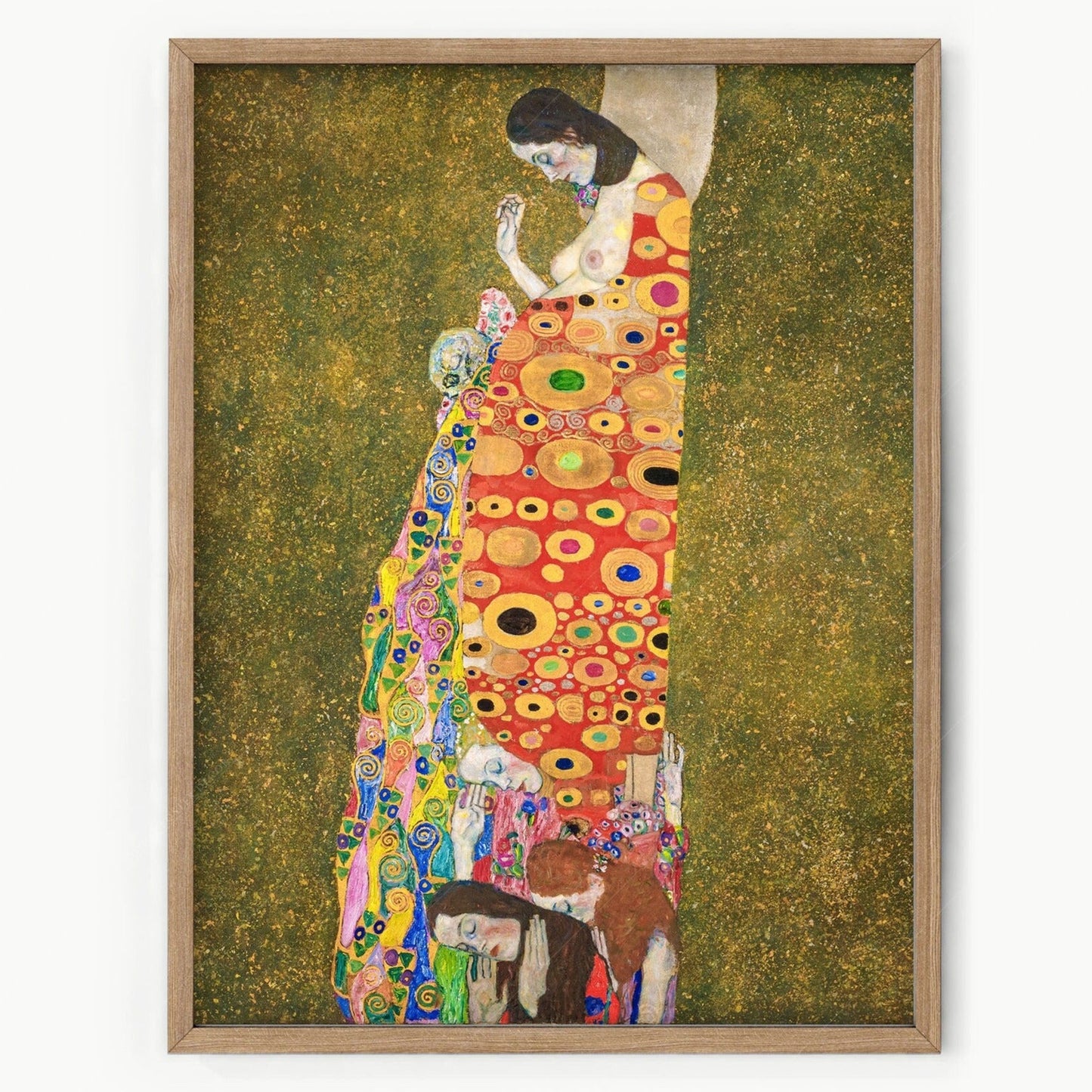 Gustav Klimt, Hope II Painting, Fine Art Print