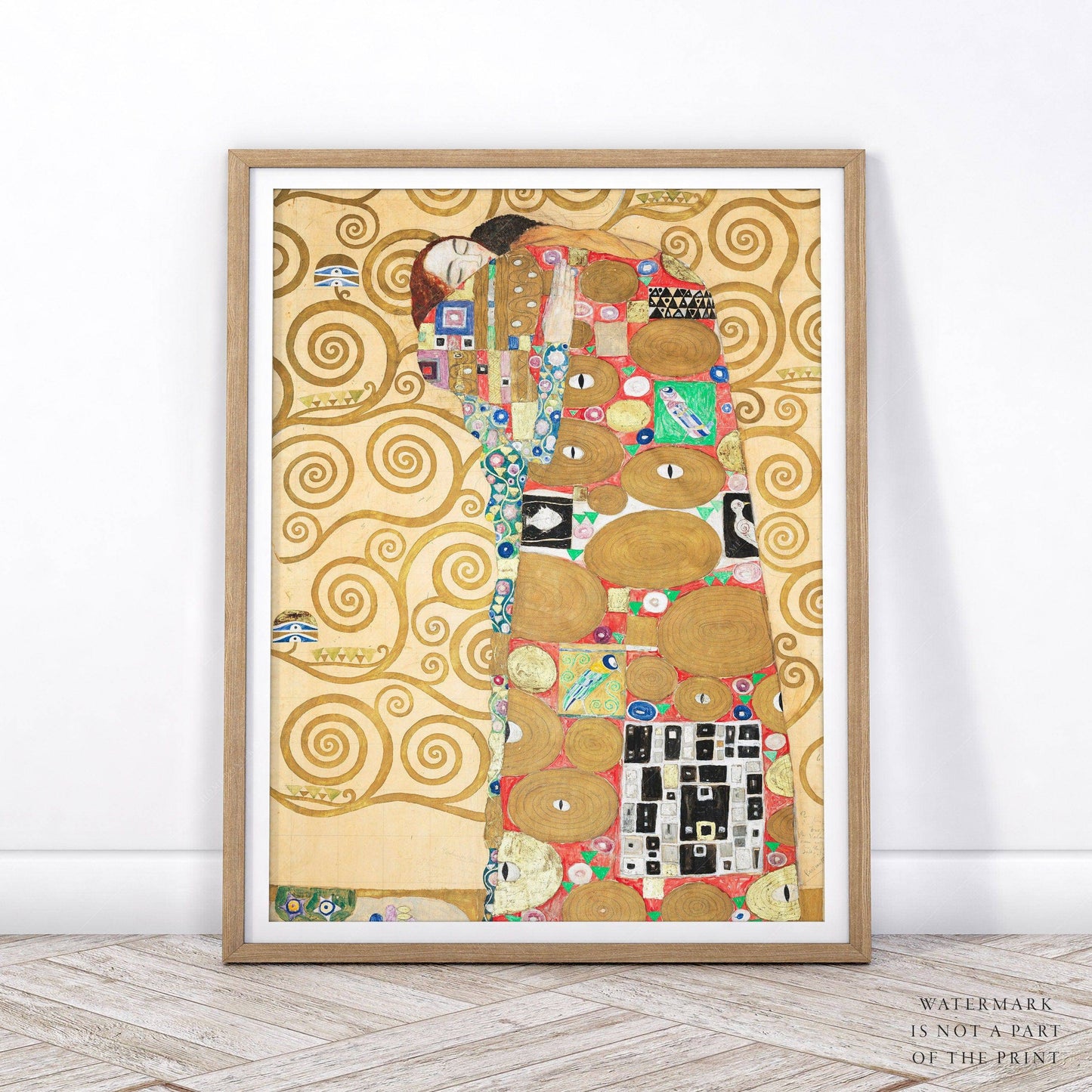 Gustav Klimt, Love Poster, Fine Art Print