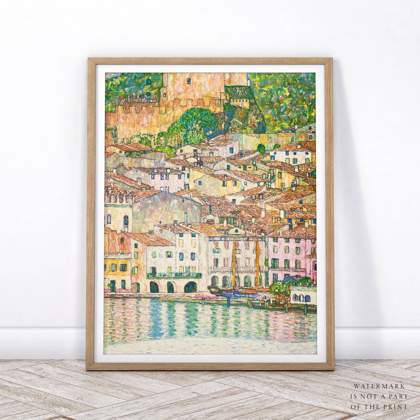 Gustav Klimt, Malcesine at Lake Garda Wall Art, Fine Art Print