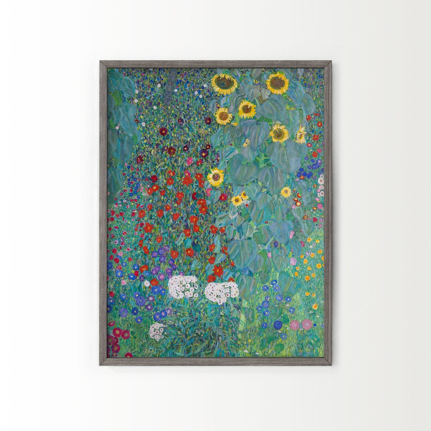 Gustav Klimt, Sunflower Painting, Fine Art Print