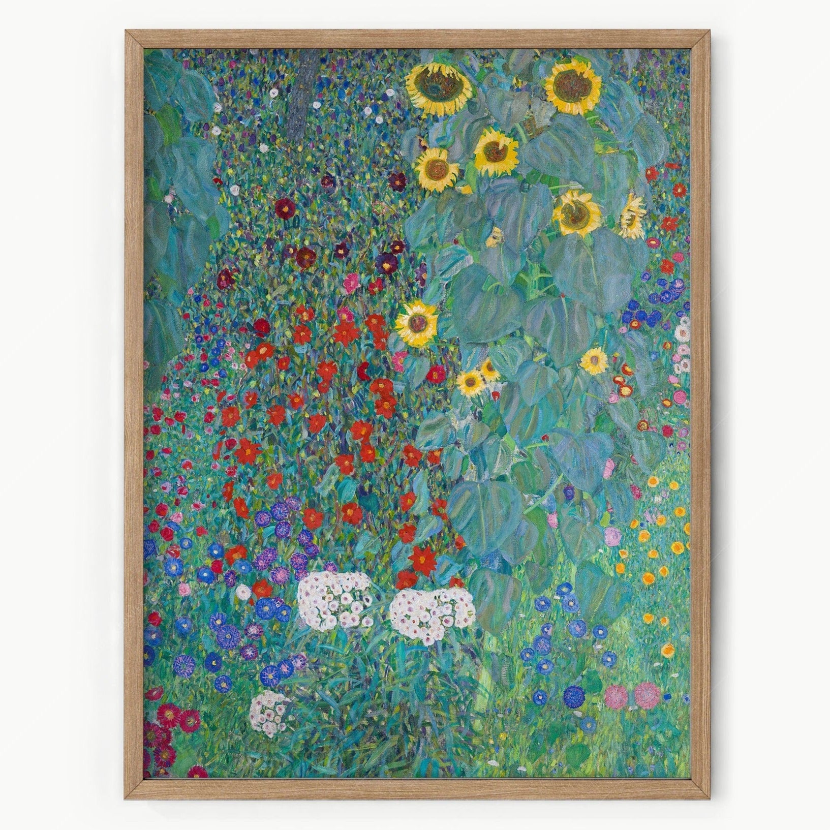 Gustav Klimt, Sunflower Painting, Fine Art Print