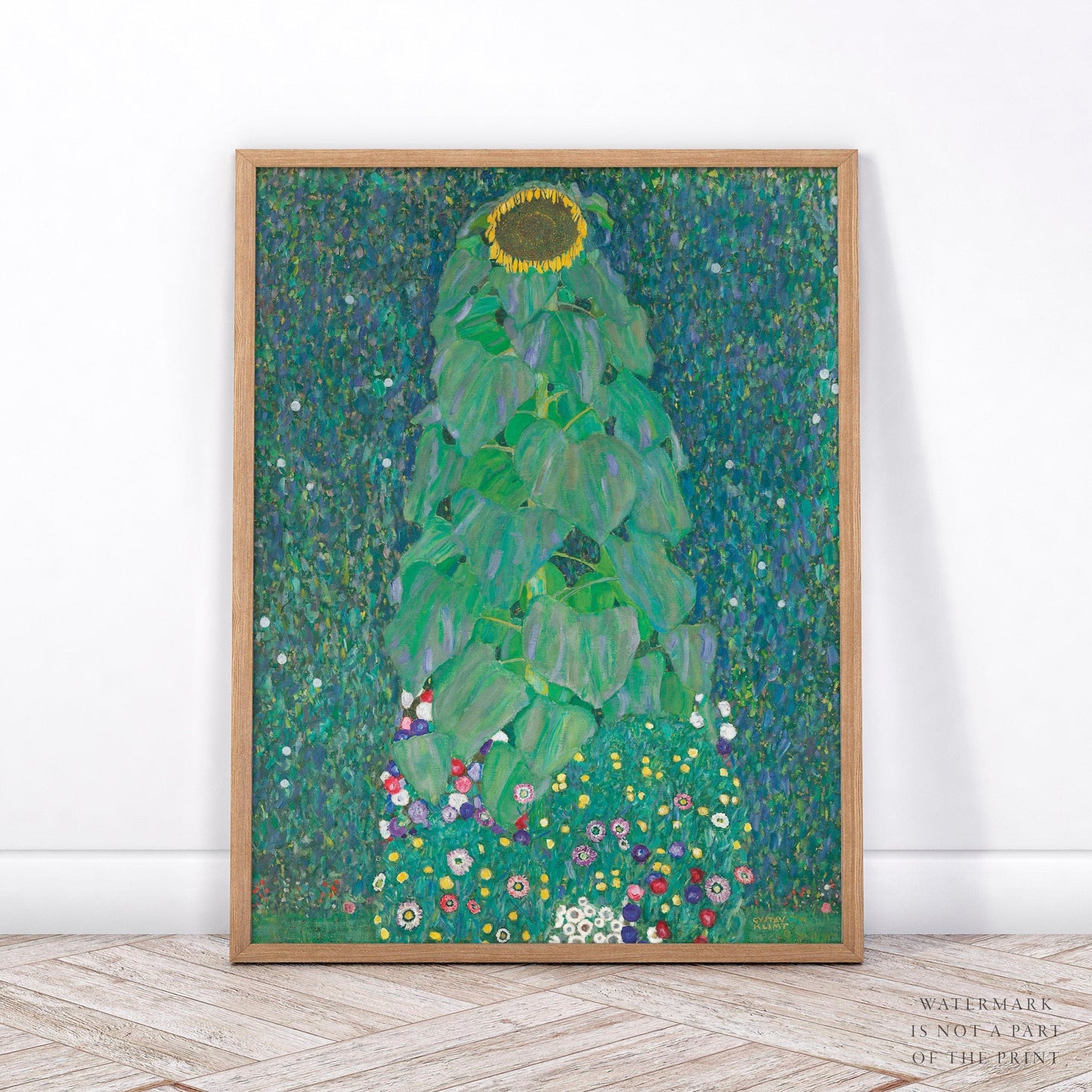 Gustav Klimt, Sunflower Print, Fine Art Print