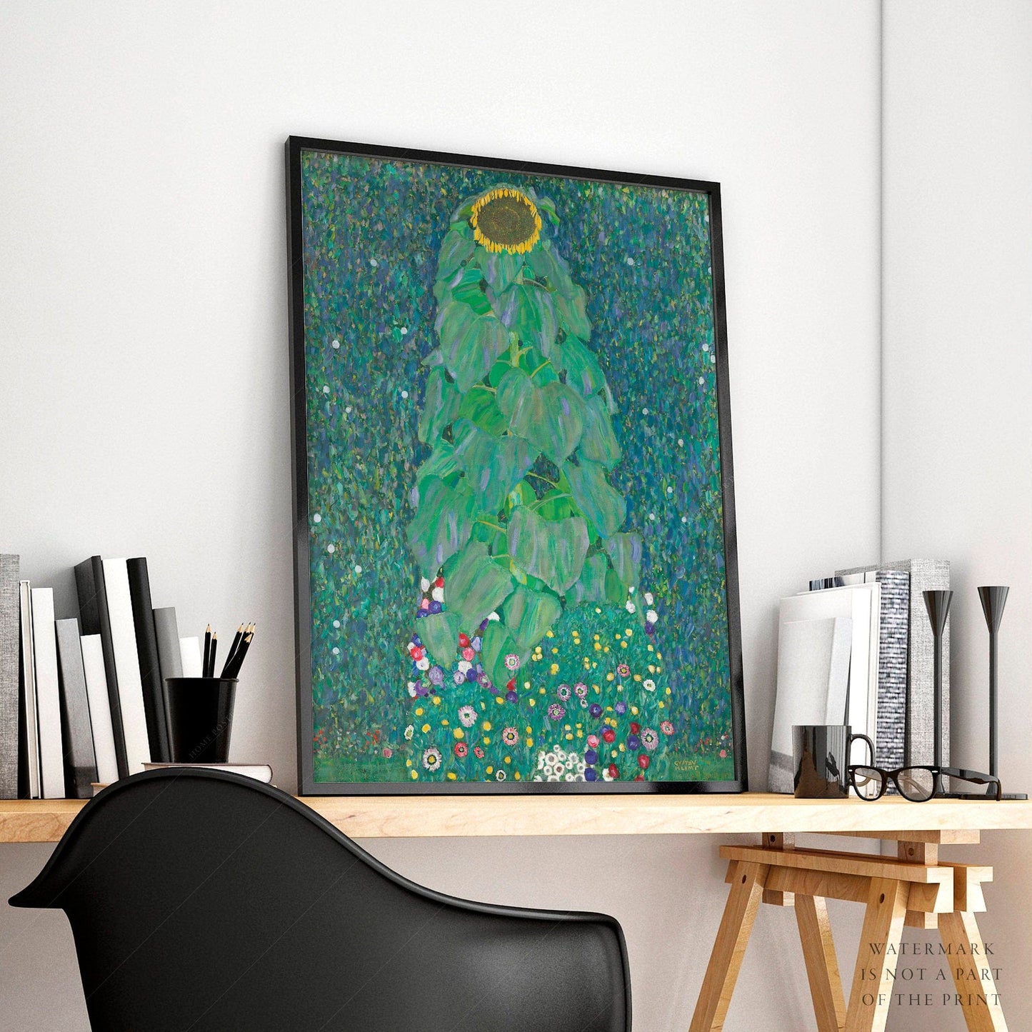 Gustav Klimt, Sunflower Print, Fine Art Print