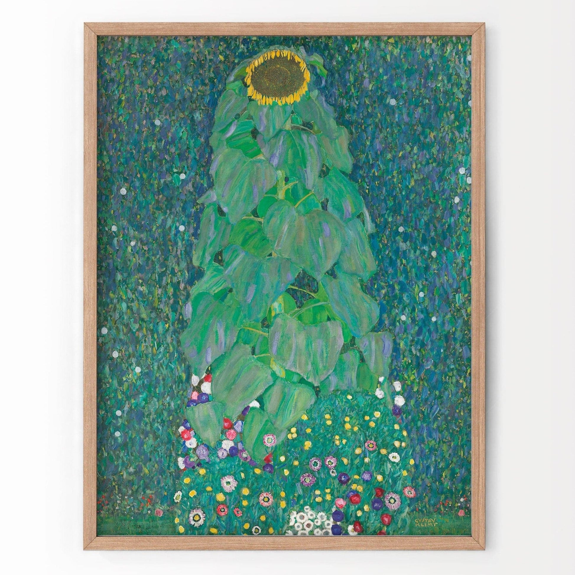 Gustav Klimt, Sunflower Print, Fine Art Print