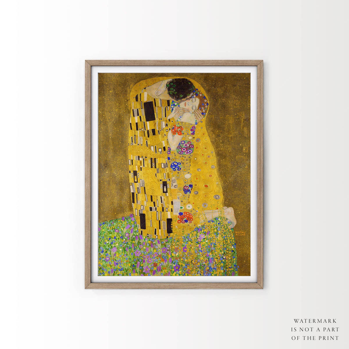 Gustav Klimt, The Kiss, Fine Art Print