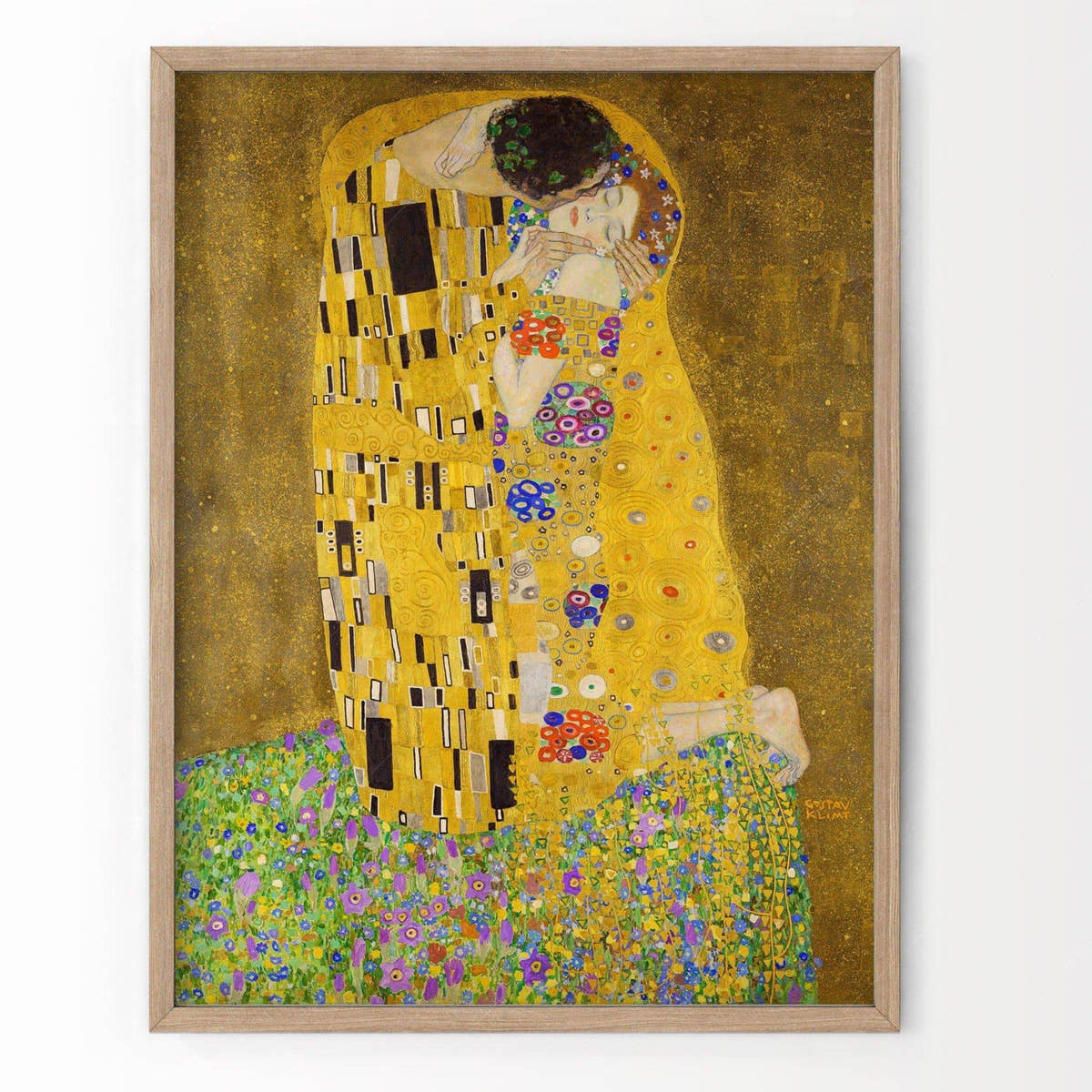 Gustav Klimt, The Kiss, Fine Art Print