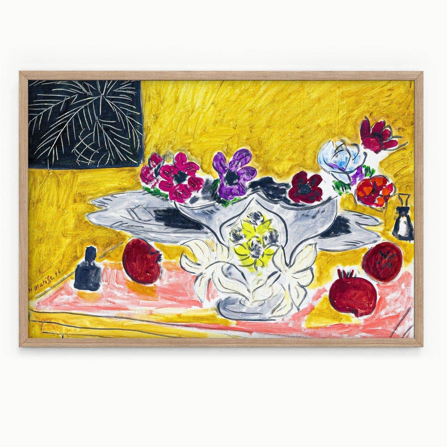 Henri Matisse, Anemones Et Grenades Print