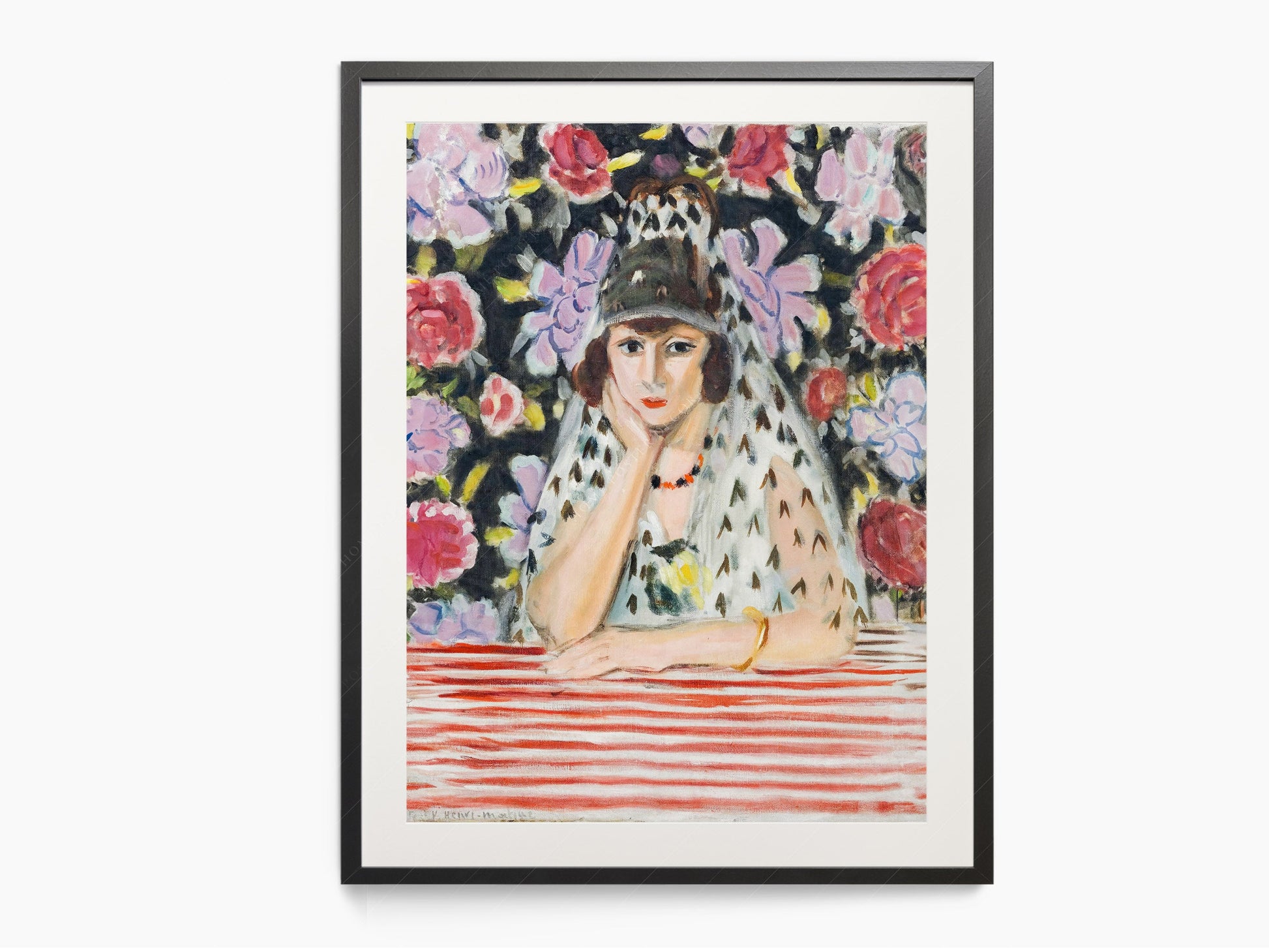 Henri Matisse, Espagnole a la Mantille 1925, Fine Art Print